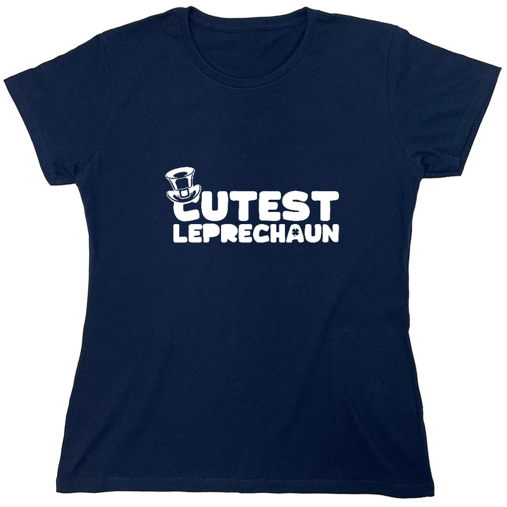 Funny T-Shirts design "Cutest Leprechaun Shirt - Womens"