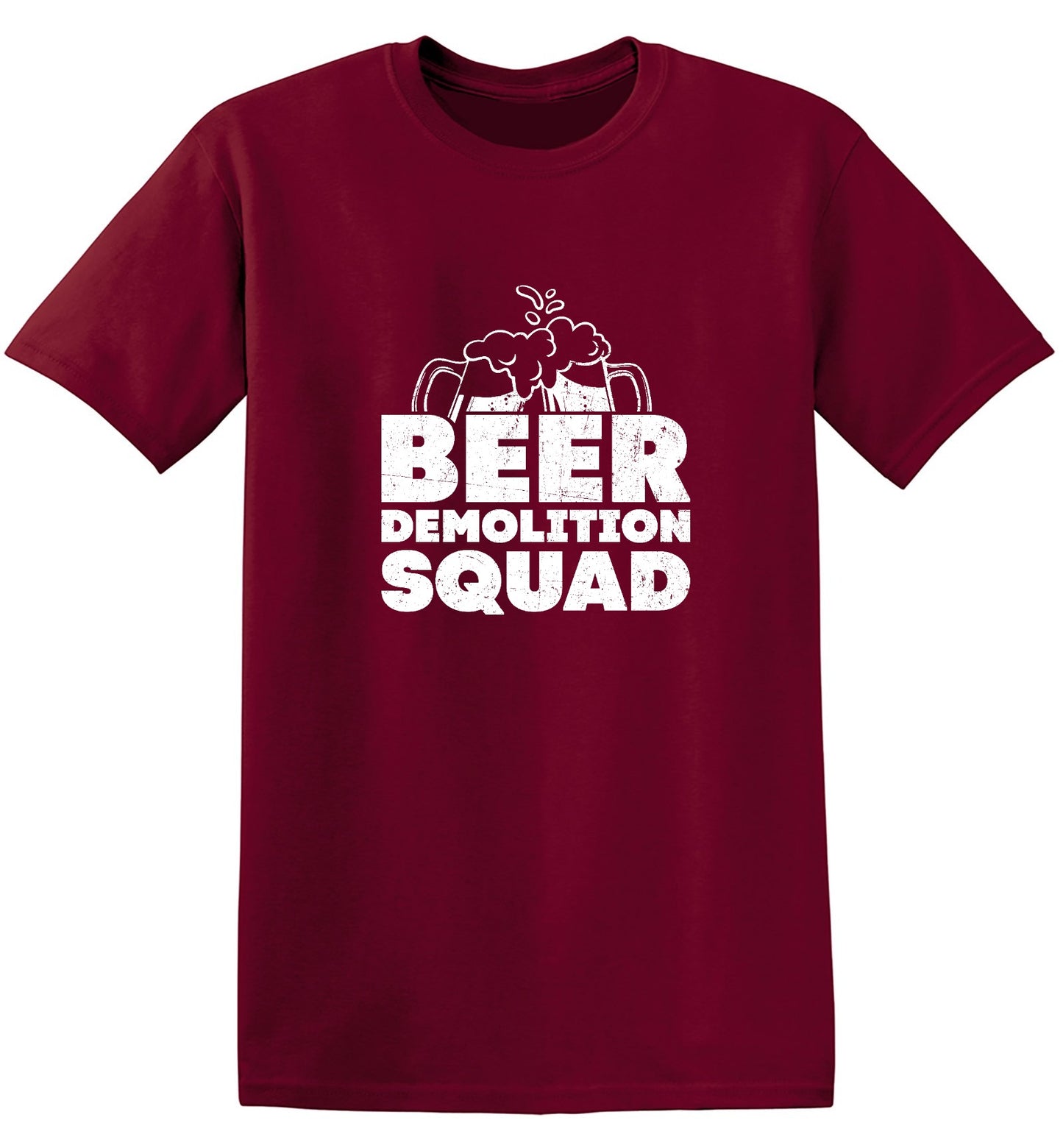 Funny T-Shirts design "Beer Demolition Squad"