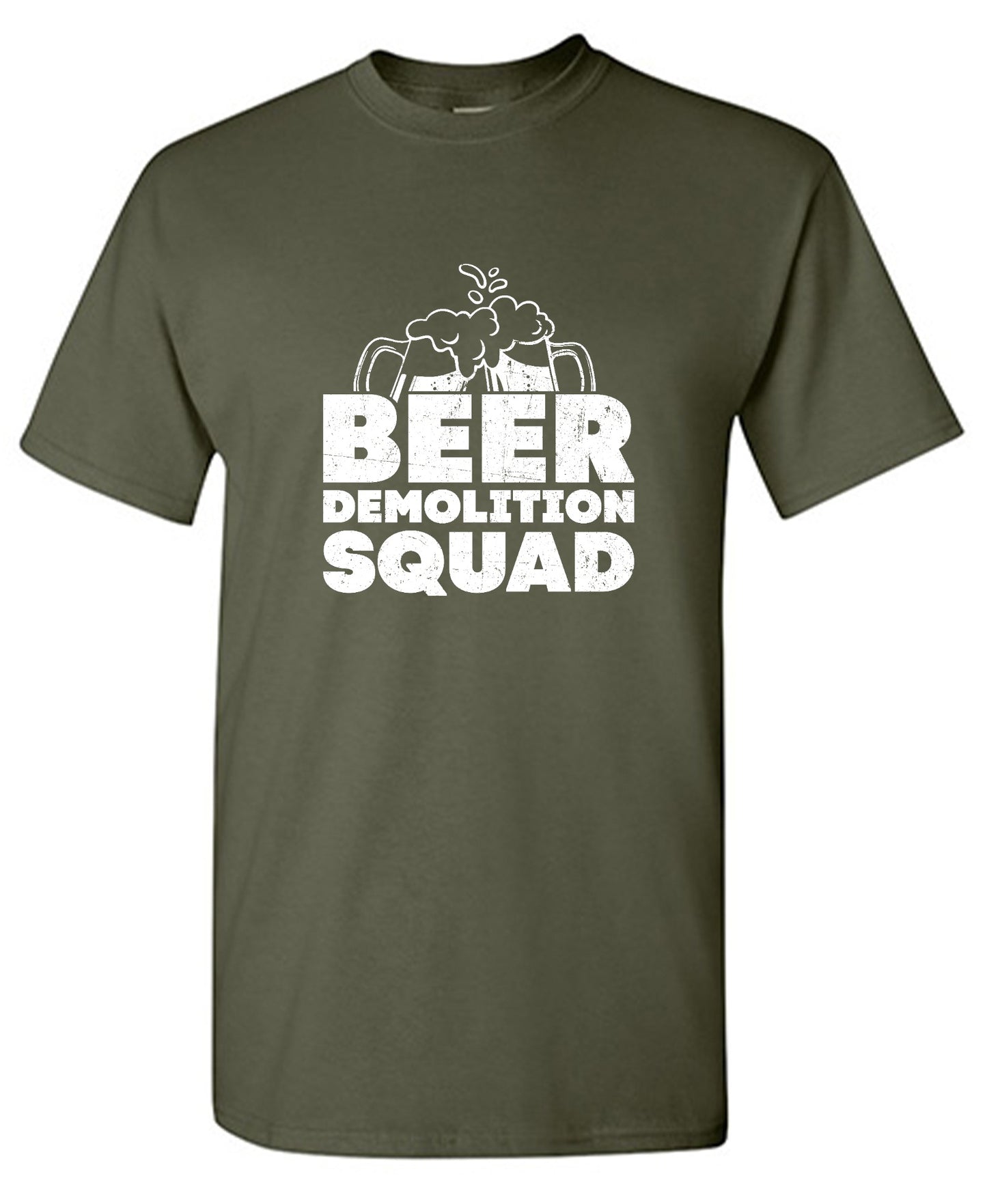 Funny T-Shirts design "Beer Demolition Squad"