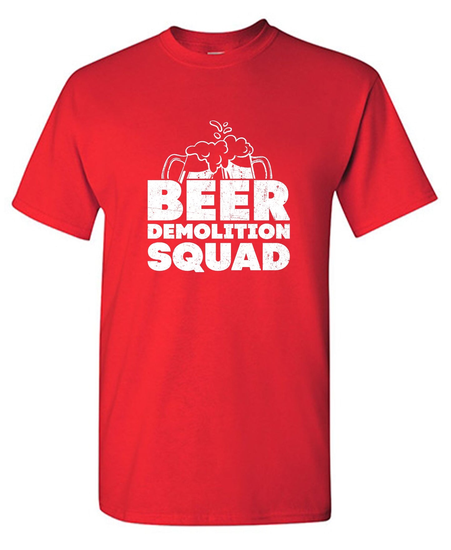 Funny T-Shirts design "Beer Demolition Squad"