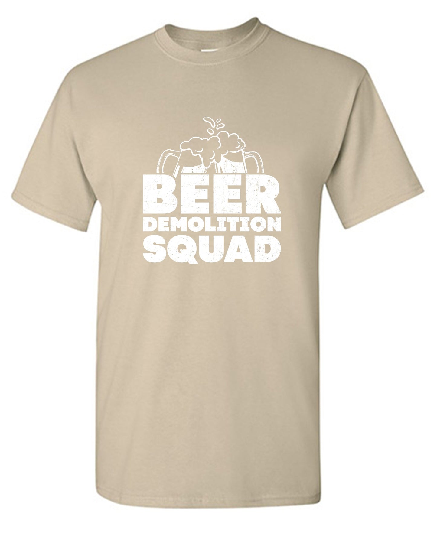Funny T-Shirts design "Beer Demolition Squad"