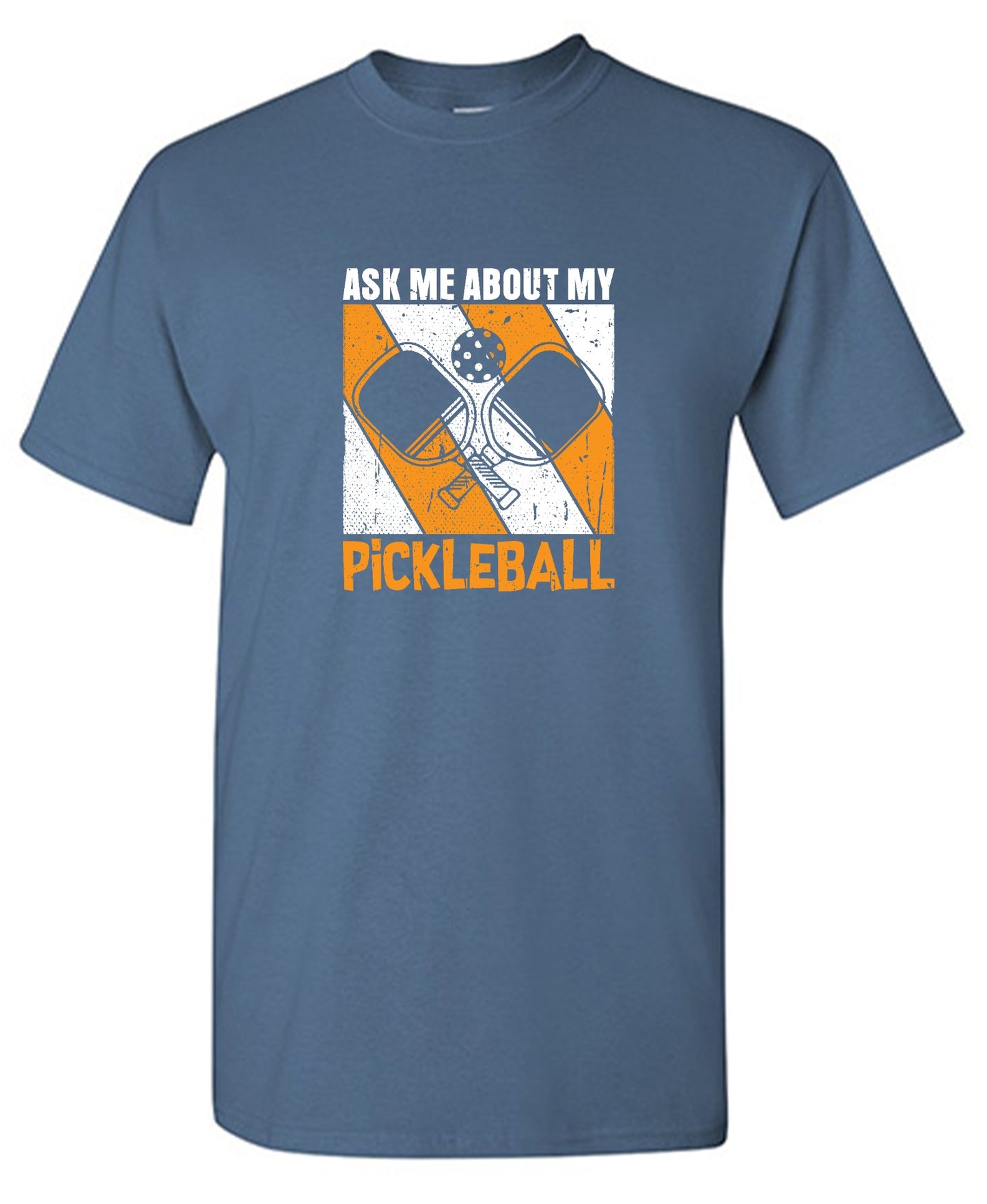 Funny T-Shirts design "Ask Me About My Pickleball T-Shirt"
