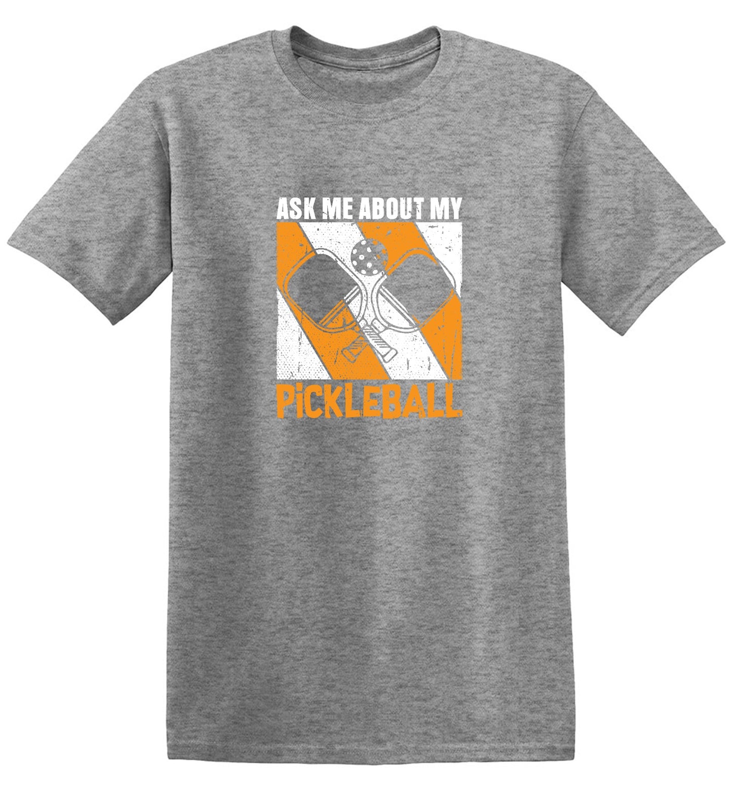 Funny T-Shirts design "Ask Me About My Pickleball T-Shirt"