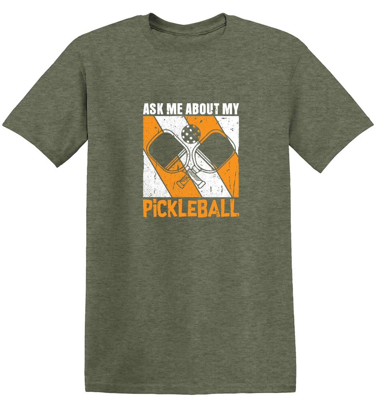 Funny T-Shirts design "Ask Me About My Pickleball T-Shirt"