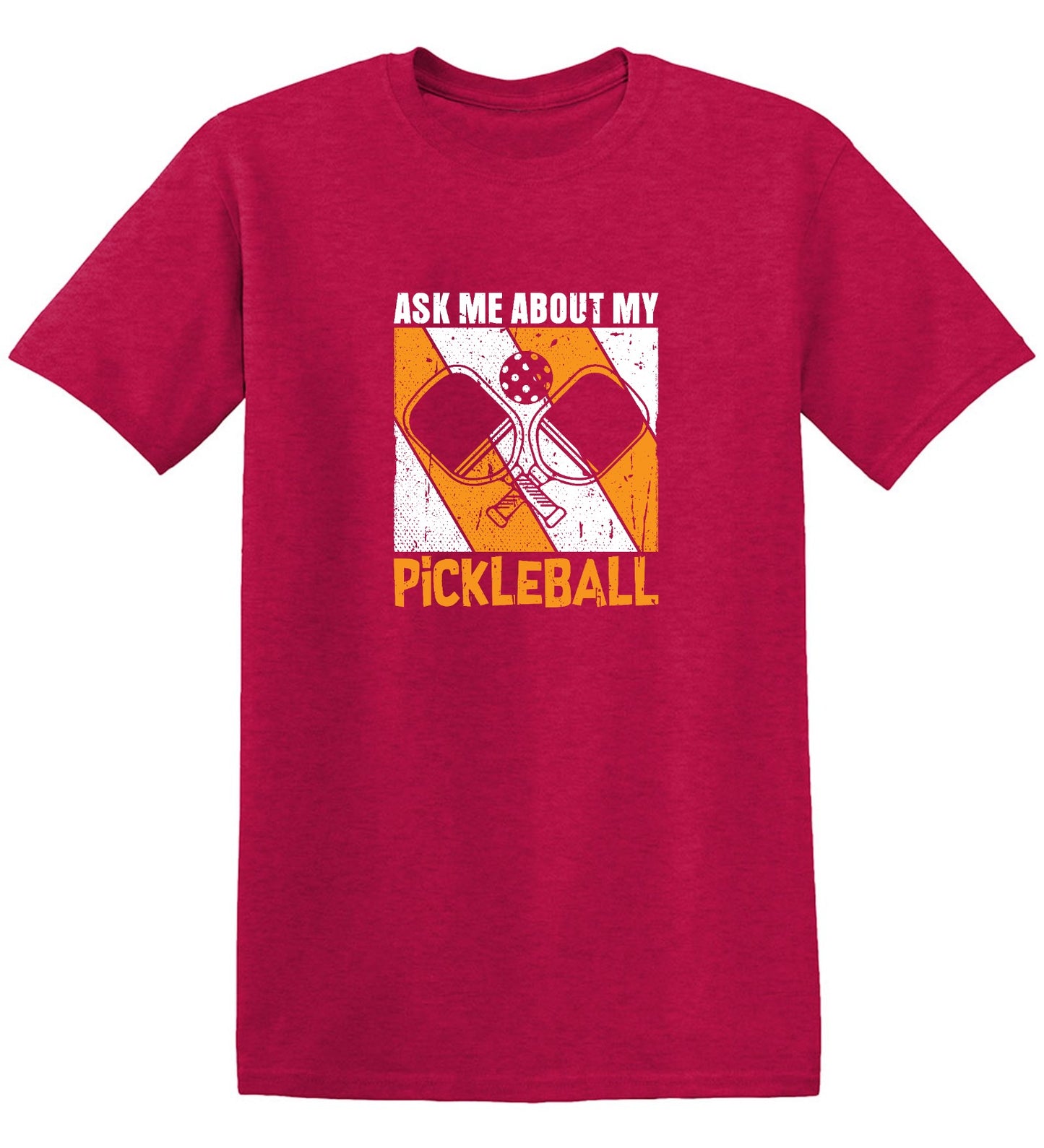 Funny T-Shirts design "Ask Me About My Pickleball T-Shirt"