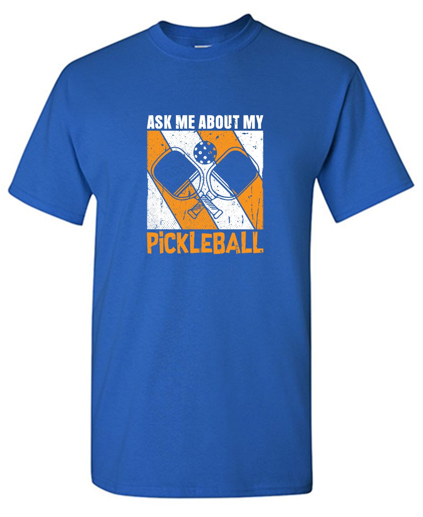 Funny T-Shirts design "Ask Me About My Pickleball T-Shirt"