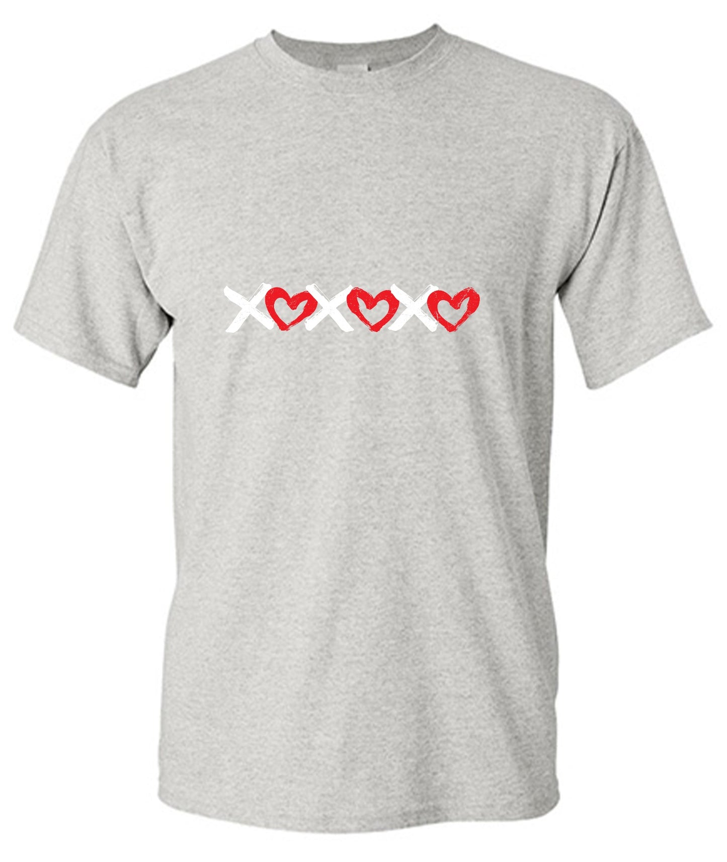 Funny T-Shirts design "XOXOXO Hearts - Valentines Day T-Shirt"
