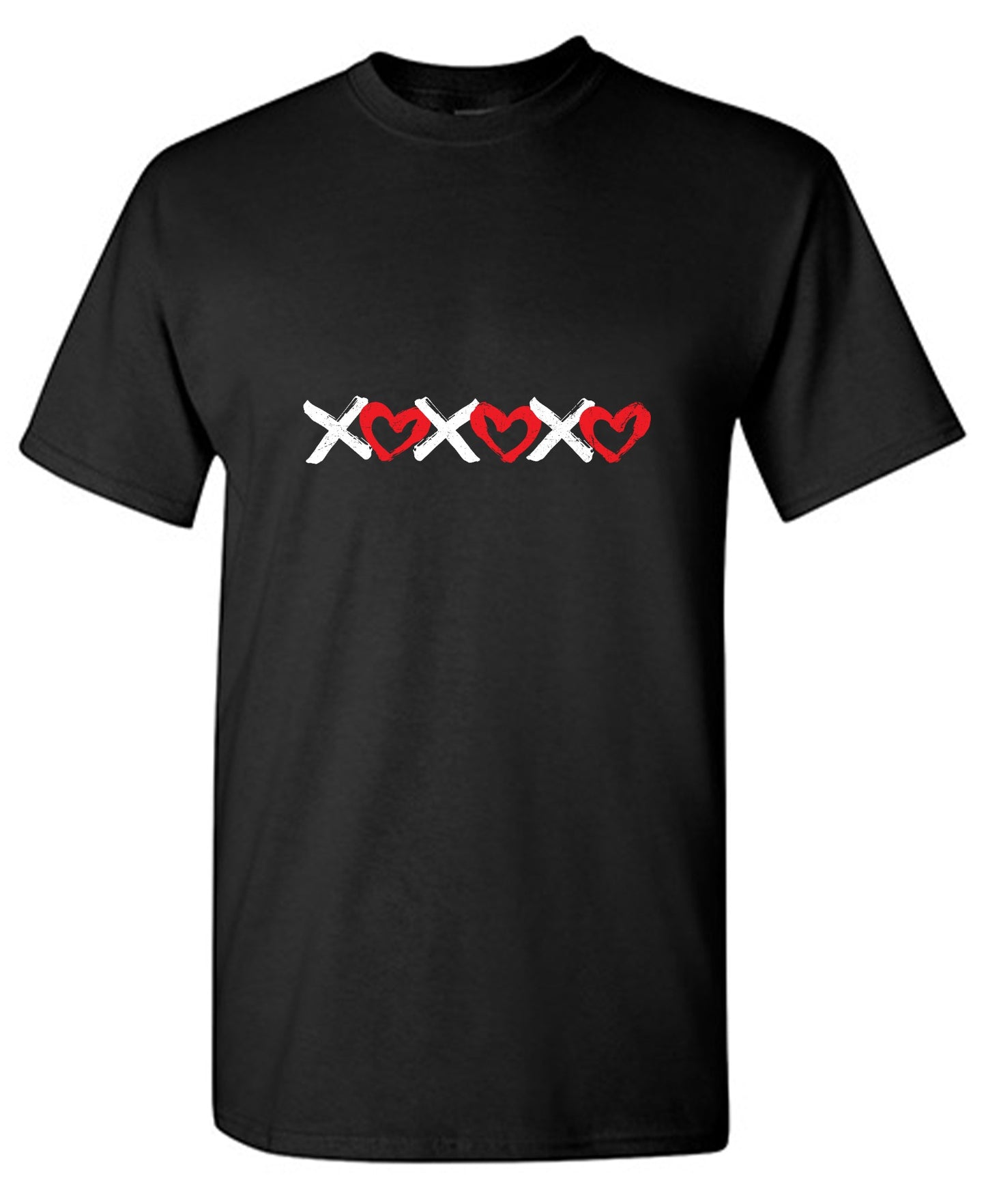 Funny T-Shirts design "XOXOXO Hearts - Valentines Day T-Shirt"