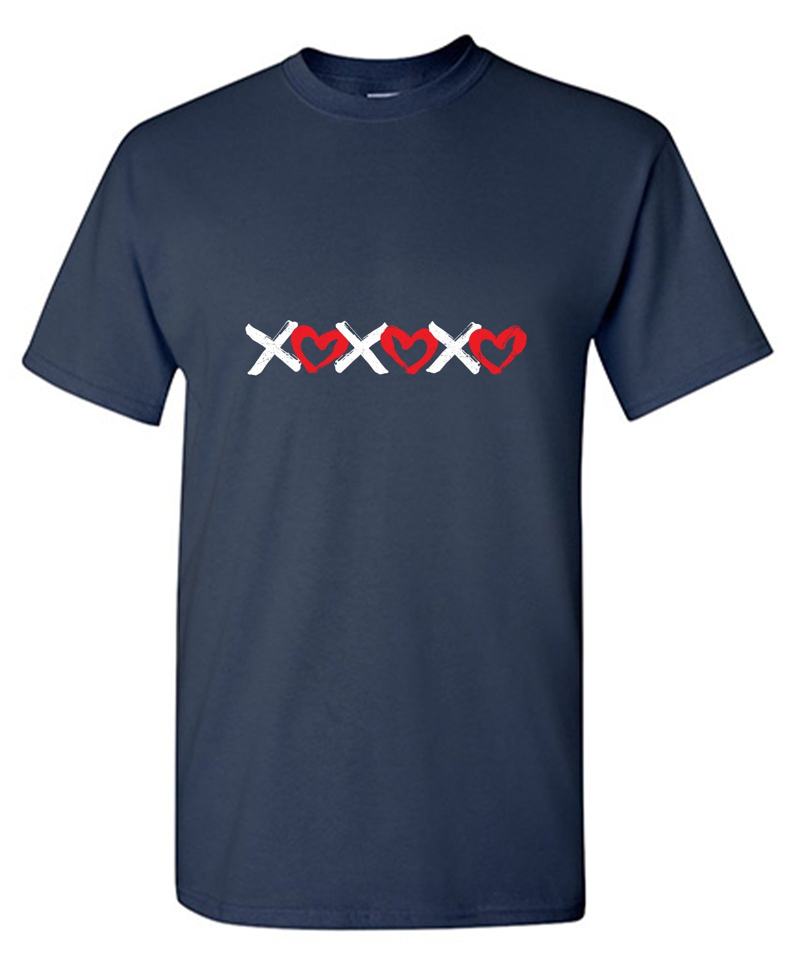 Funny T-Shirts design "XOXOXO Hearts - Valentines Day T-Shirt"