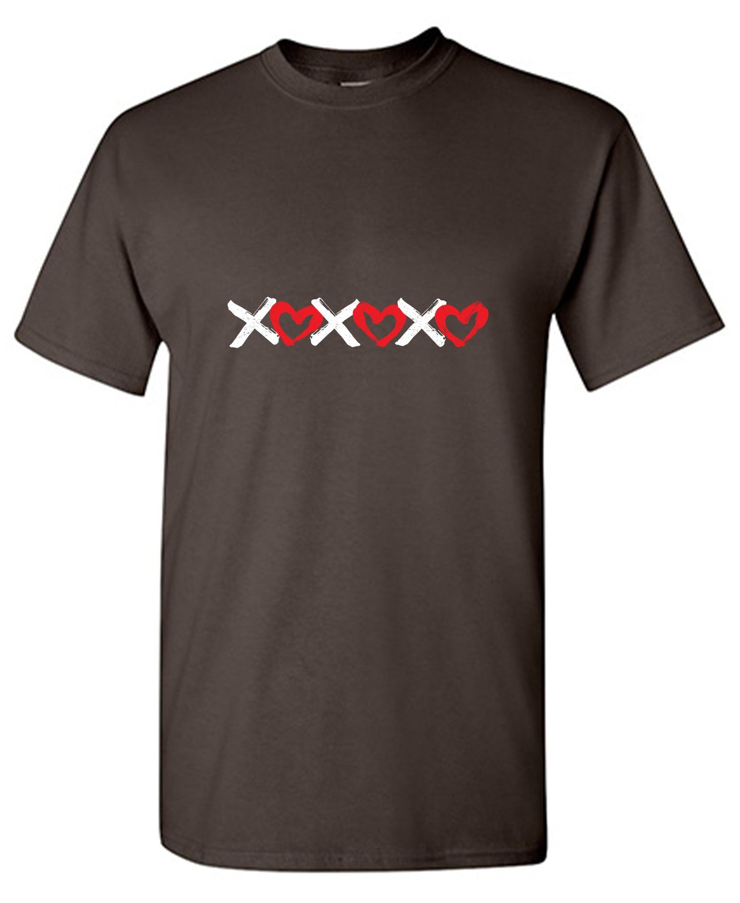 Funny T-Shirts design "XOXOXO Hearts - Valentines Day T-Shirt"