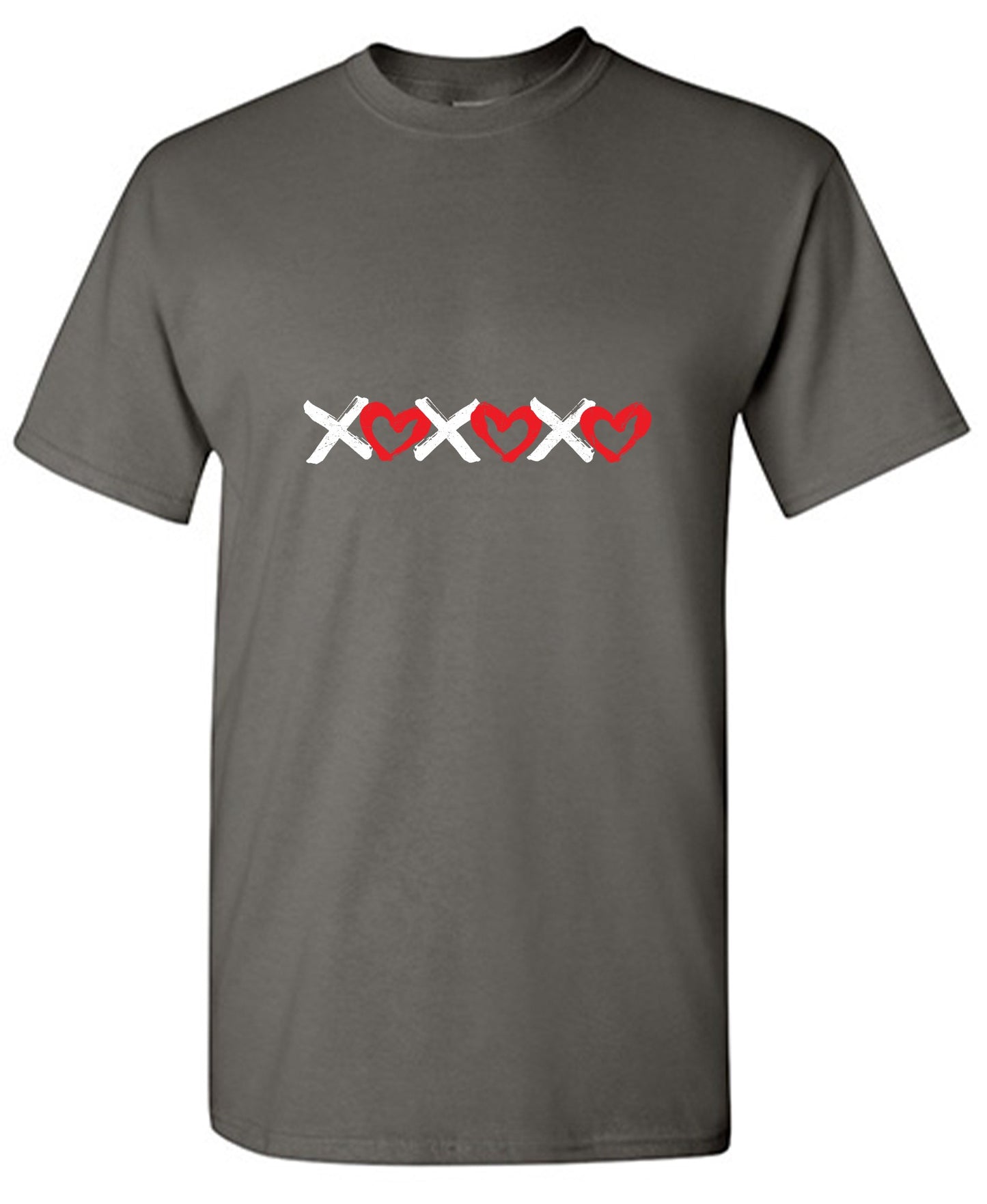 Funny T-Shirts design "XOXOXO Hearts - Valentines Day T-Shirt"