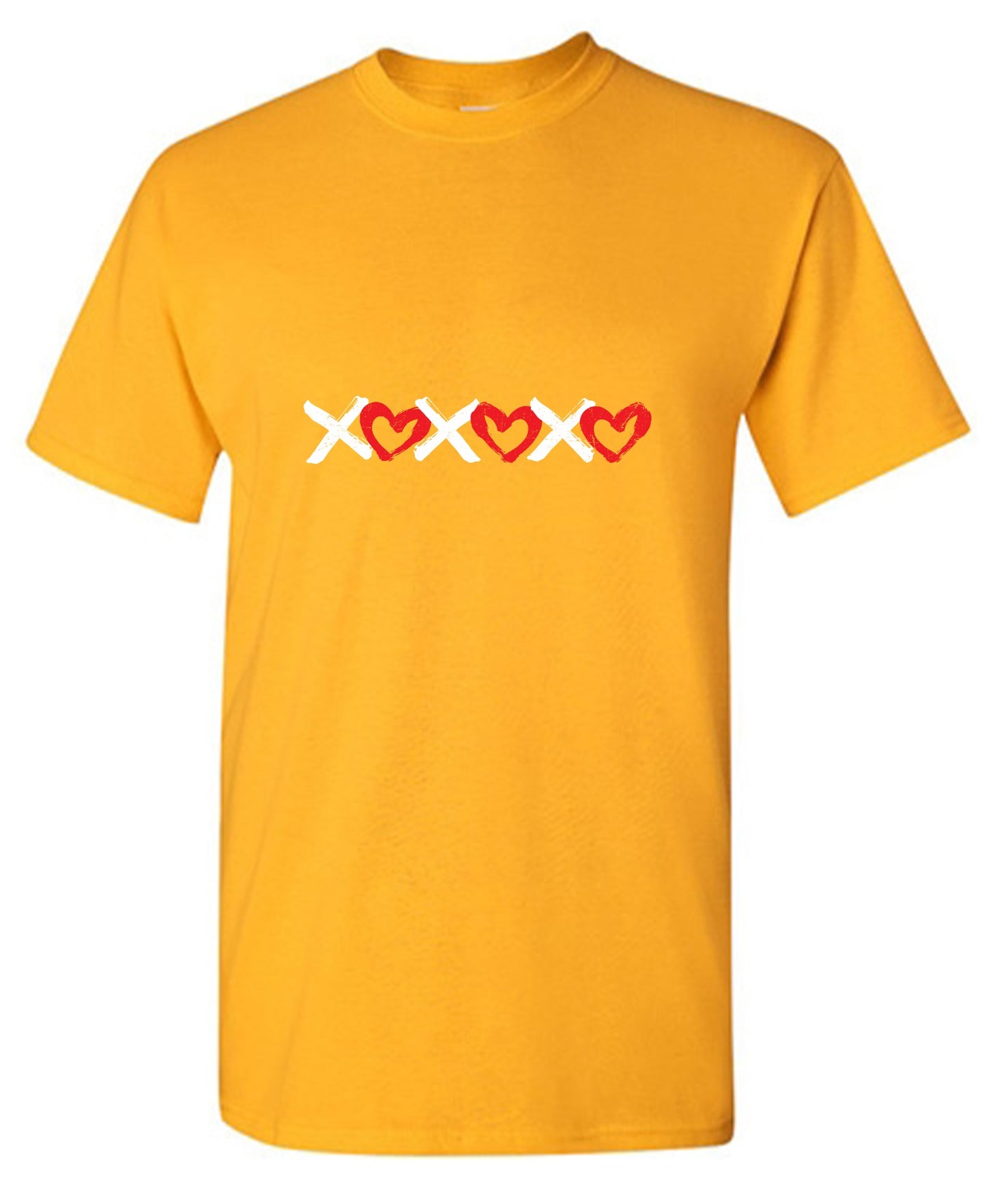 Funny T-Shirts design "XOXOXO Hearts - Valentines Day T-Shirt"