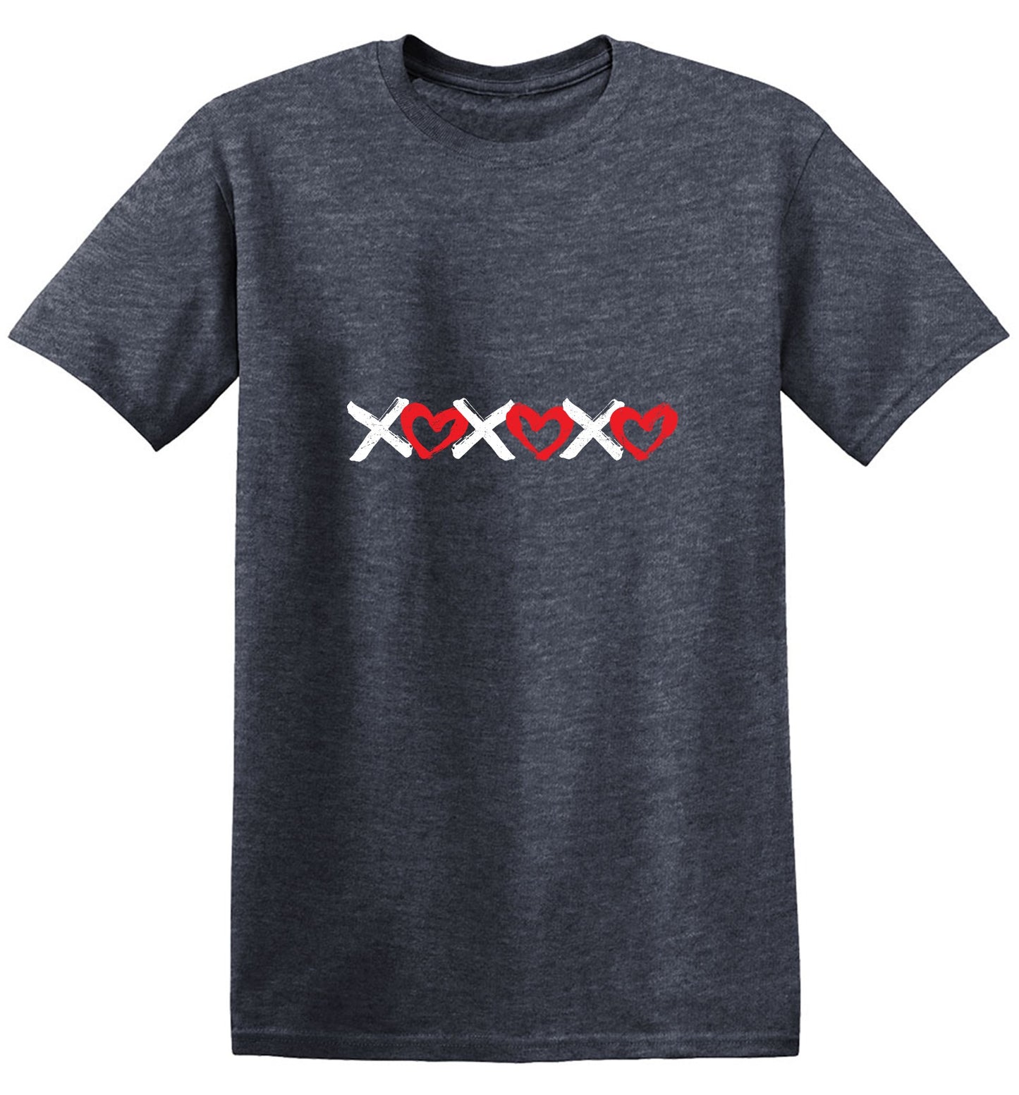 Funny T-Shirts design "XOXOXO Hearts - Valentines Day T-Shirt"