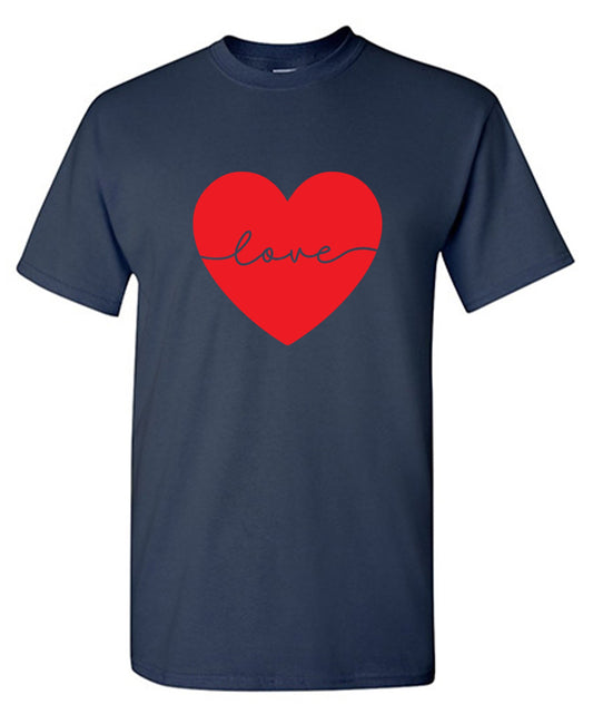 Funny T-Shirts design "Heart Love - Valentines Day T Shirt - Youth"