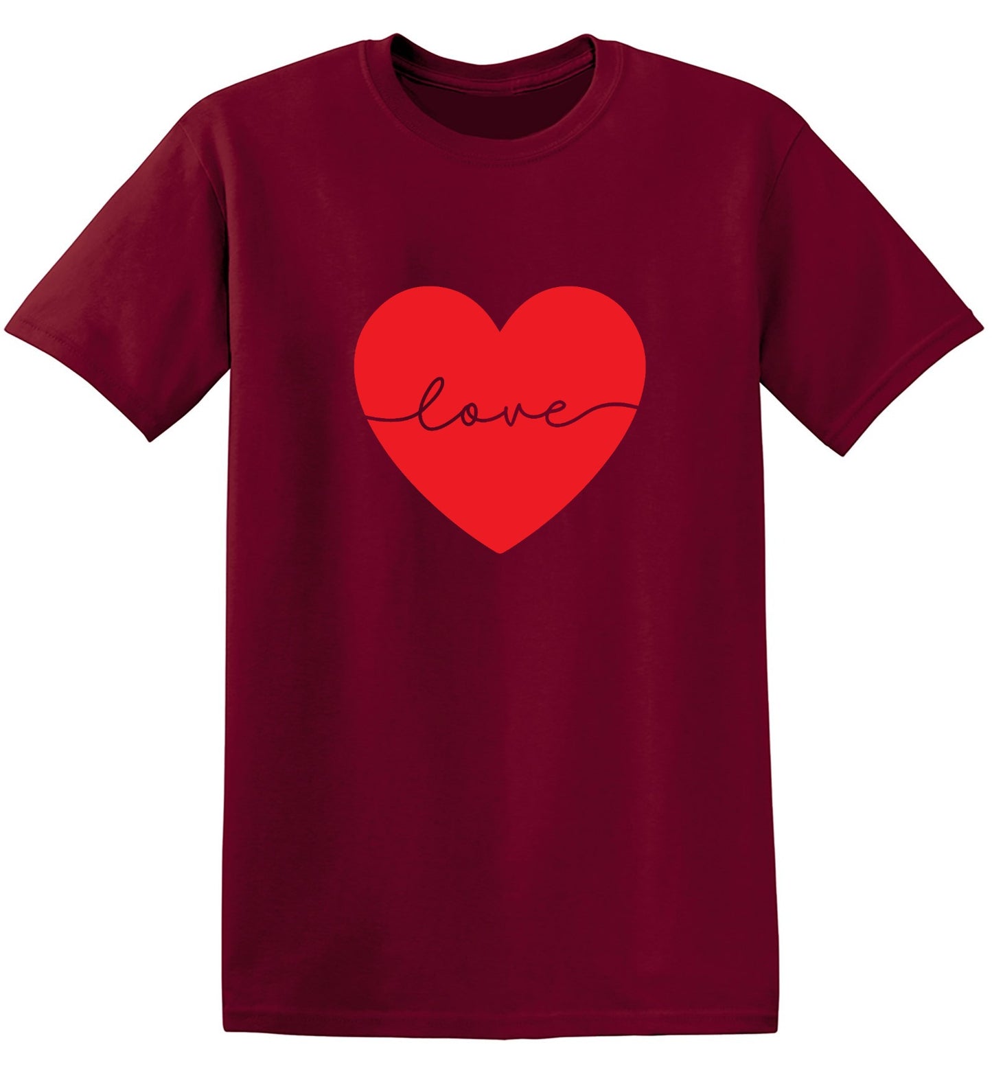 Funny T-Shirts design "Heart Love - Valentines Day T Shirt"