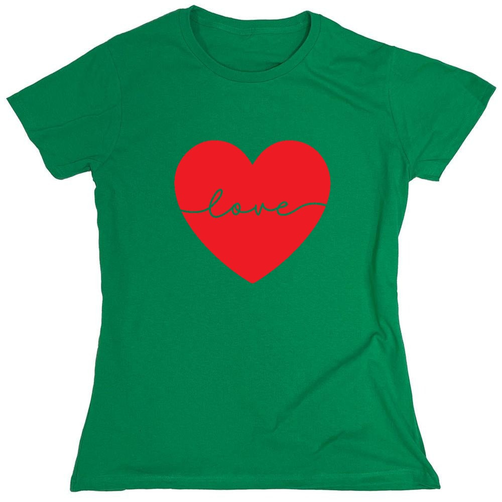 Funny T-Shirts design "Heart Love - Valentines Day T Shirt - Womens"