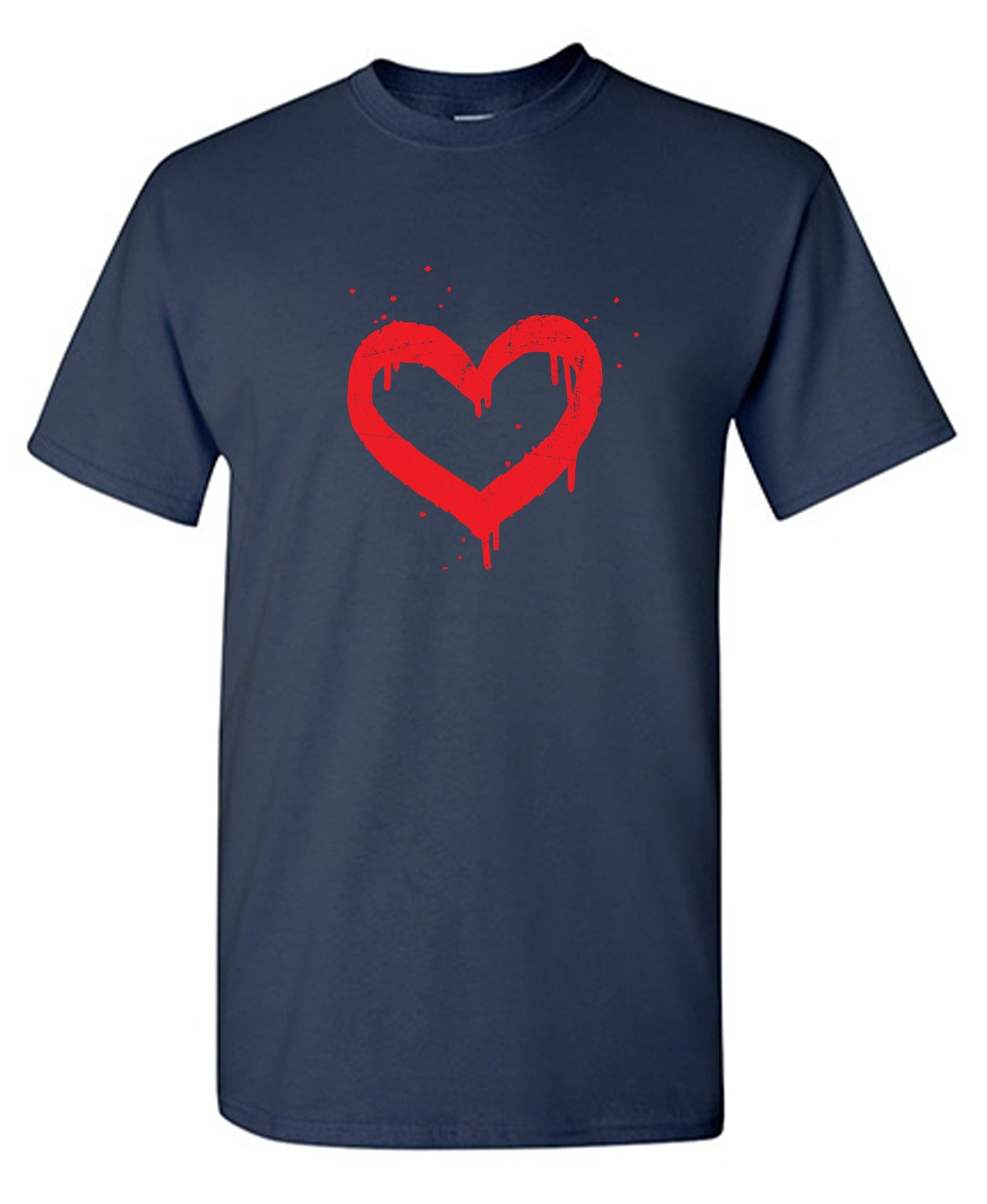 Funny T-Shirts design "Heart Painted Valentines Day Shirt"