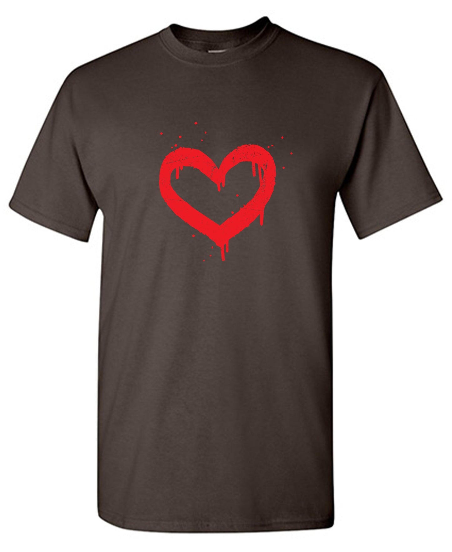 Funny T-Shirts design "Heart Painted Valentines Day Shirt"