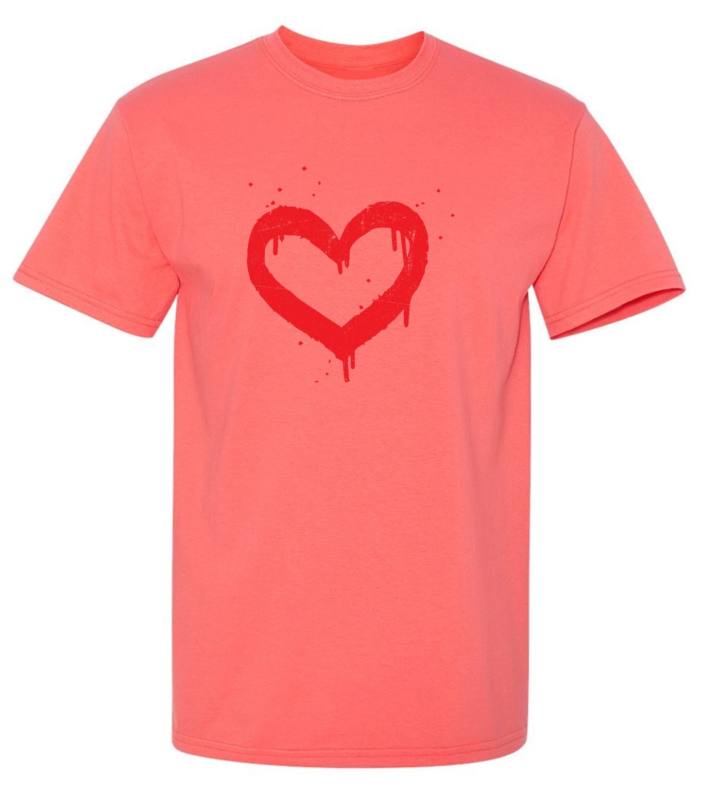 Funny T-Shirts design "Heart Painted Valentines Day Shirt"