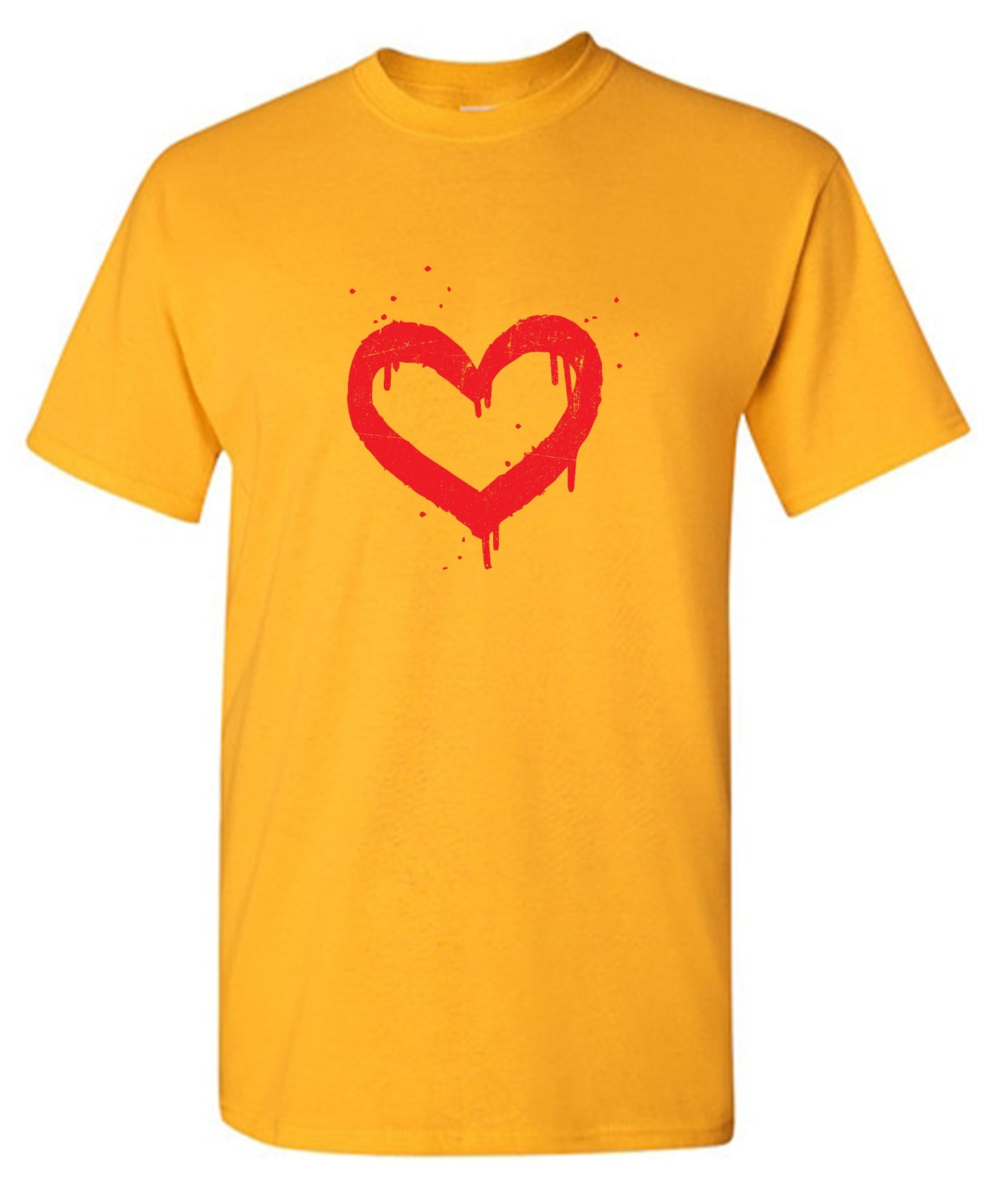 Funny T-Shirts design "Heart Painted Valentines Day Shirt"