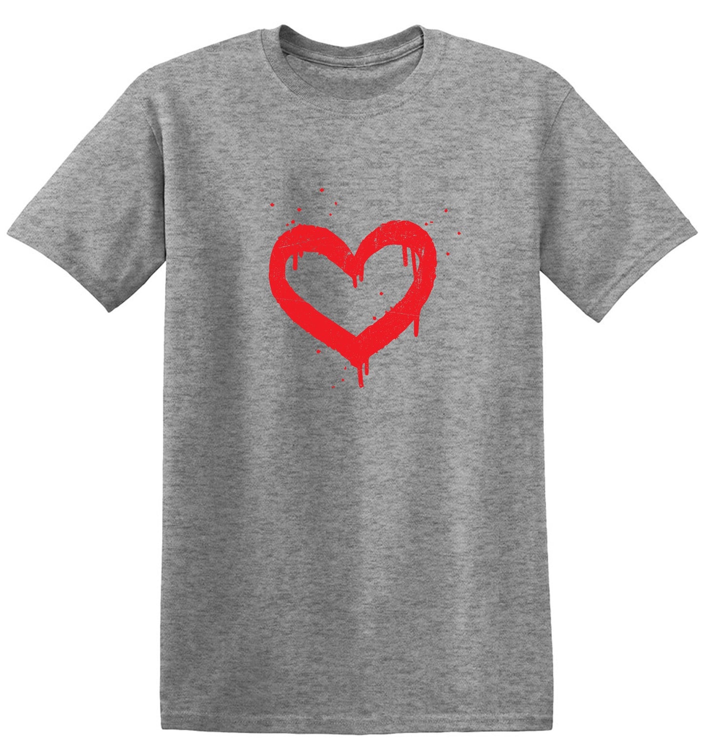 Funny T-Shirts design "Heart Painted Valentines Day Shirt"