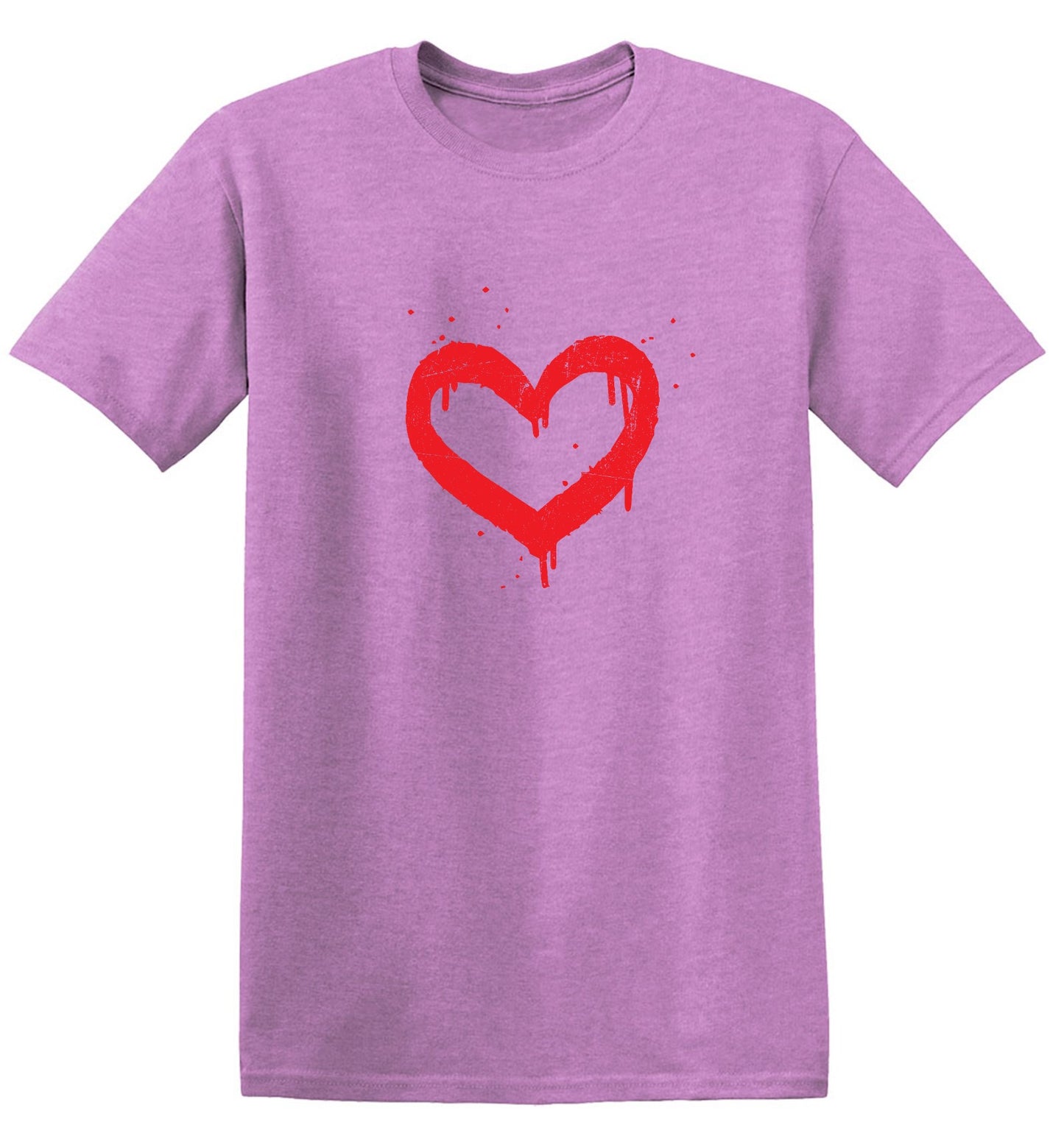 Funny T-Shirts design "Heart Painted Valentines Day Shirt"