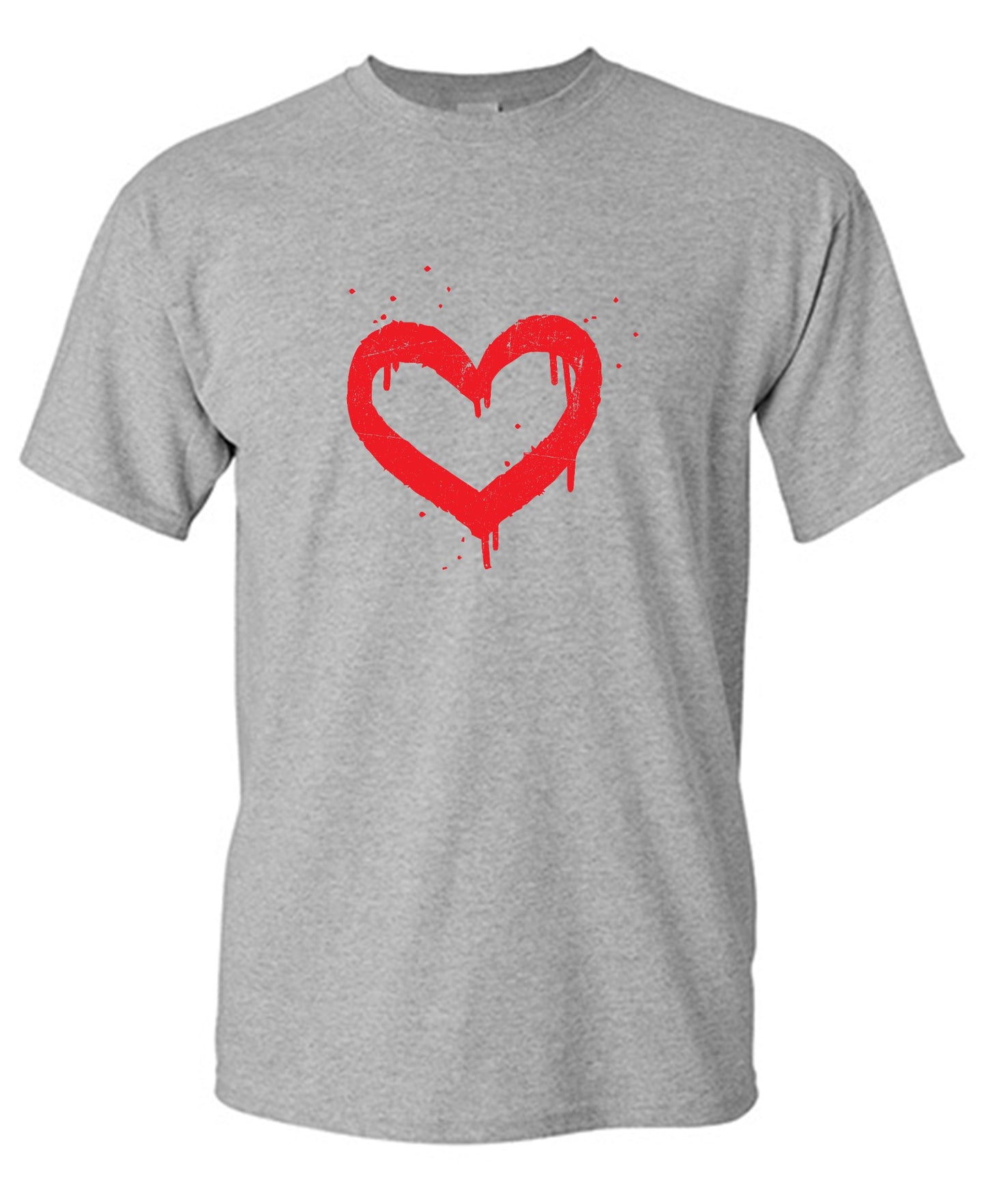 Funny T-Shirts design "Heart Painted Valentines Day Shirt"