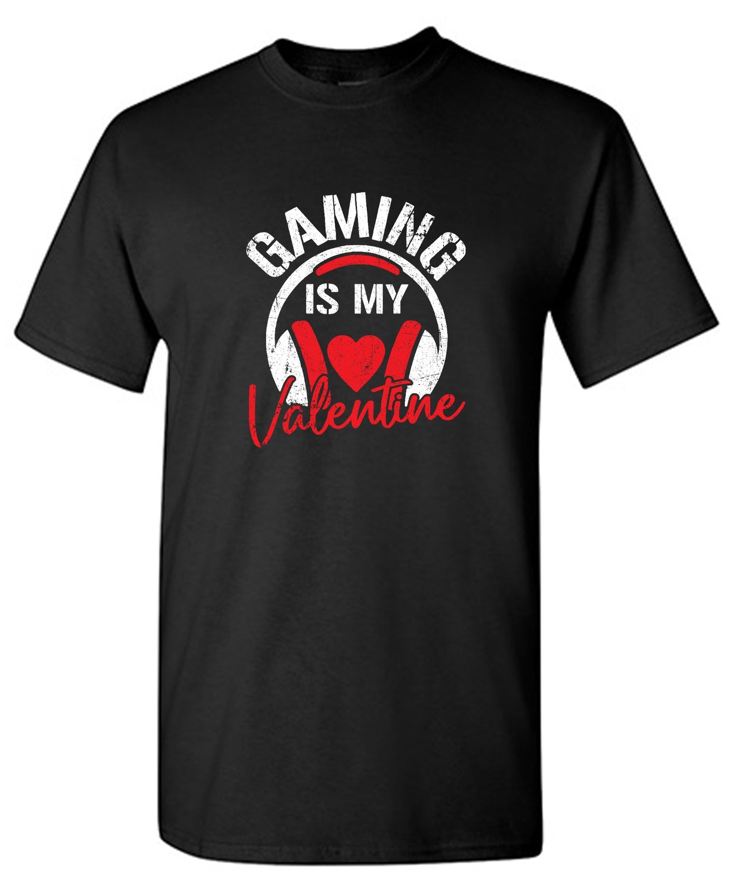 Funny T-Shirts design "Gaming is my Valentine - Valentines Shirt"