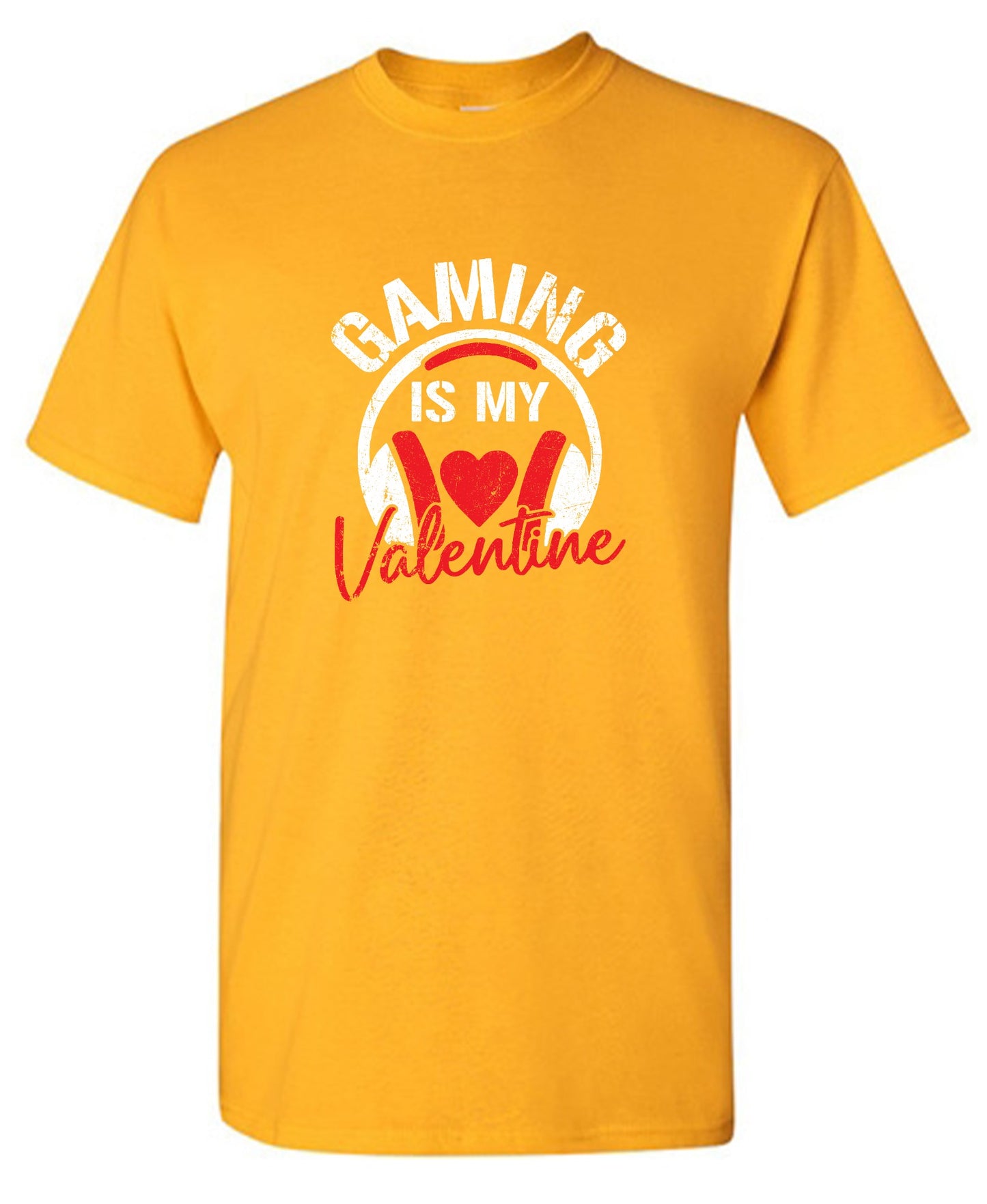 Funny T-Shirts design "Gaming is my Valentine - Valentines Shirt"