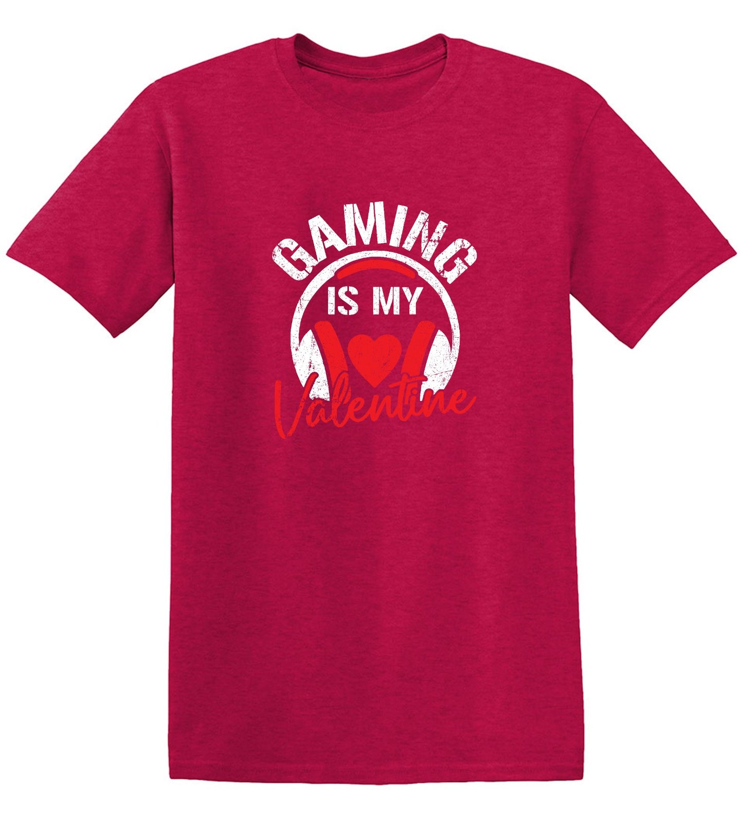 Funny T-Shirts design "Gaming is my Valentine - Valentines Shirt"