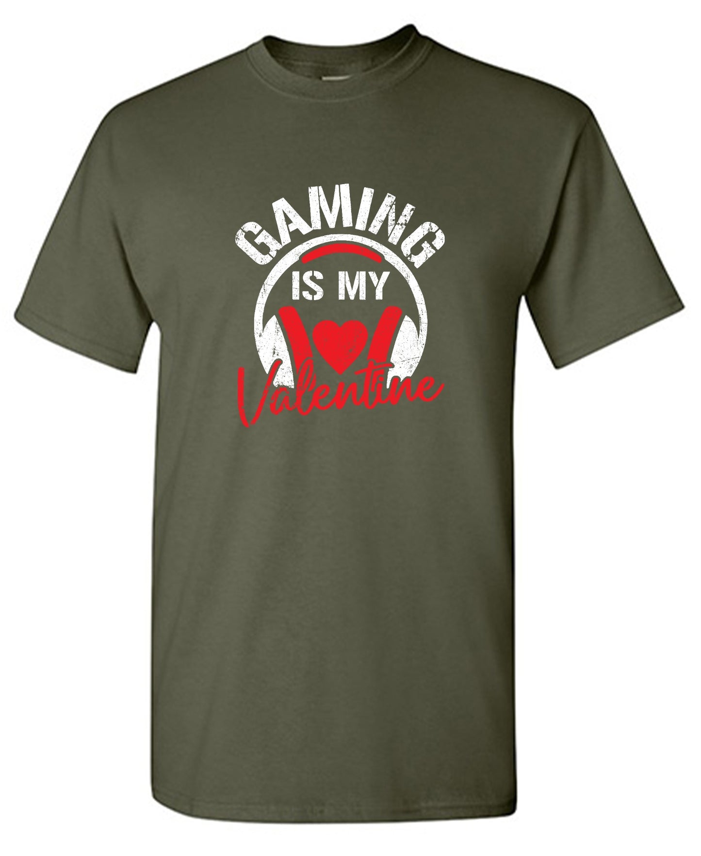 Funny T-Shirts design "Gaming is my Valentine - Valentines Shirt"