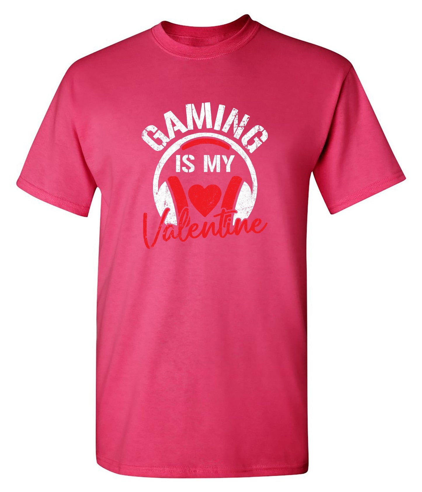 Funny T-Shirts design "Gaming is my Valentine - Valentines Shirt"