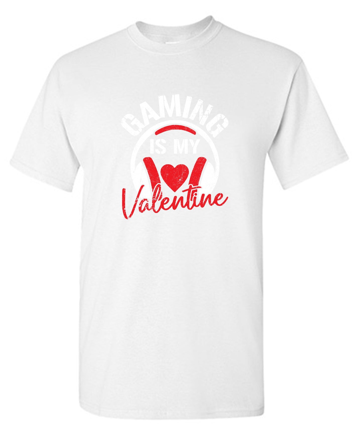 Funny T-Shirts design "Gaming is my Valentine - Valentines Shirt"