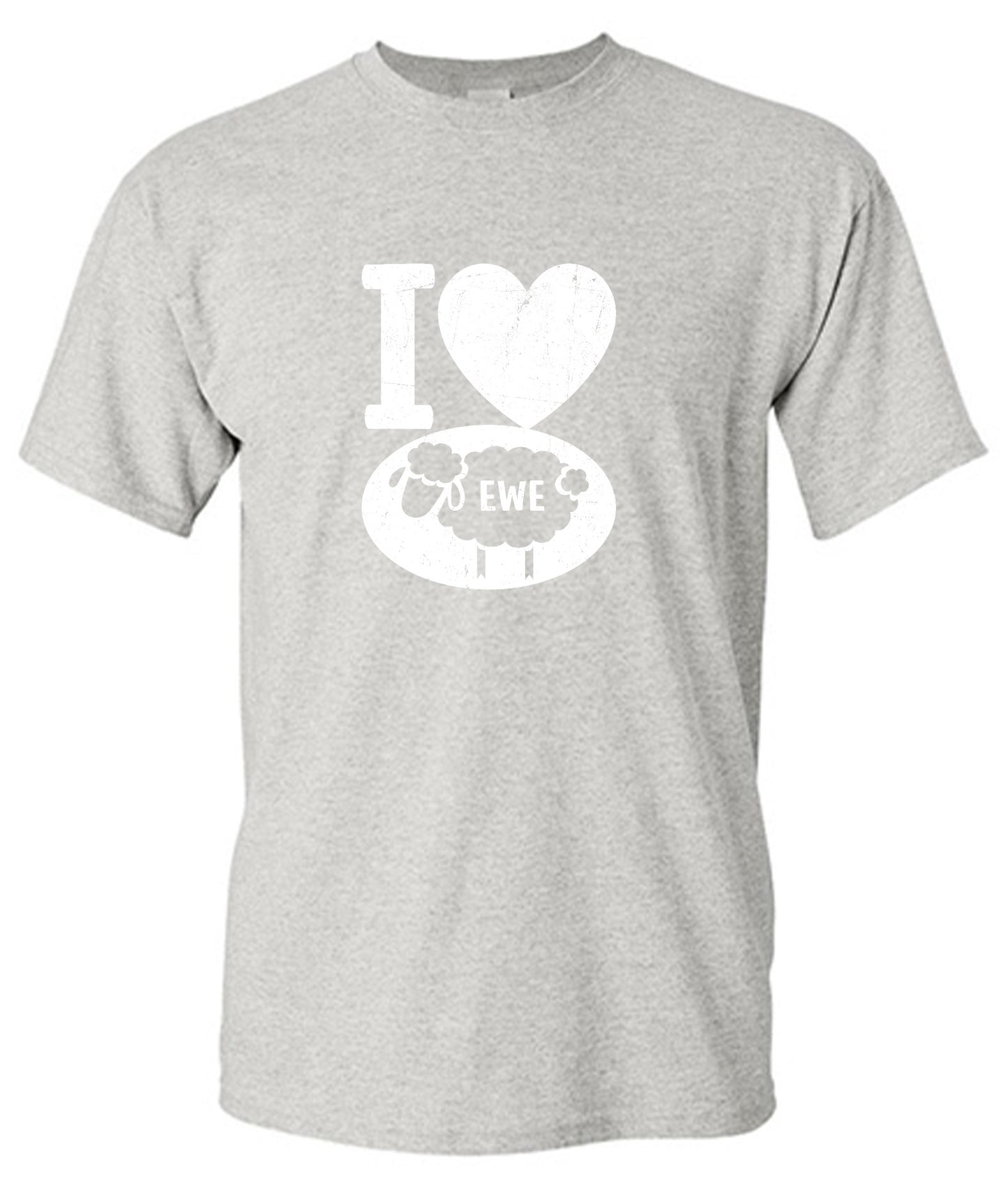Funny T-Shirts design "I love Sheep, Valentines Shirt"