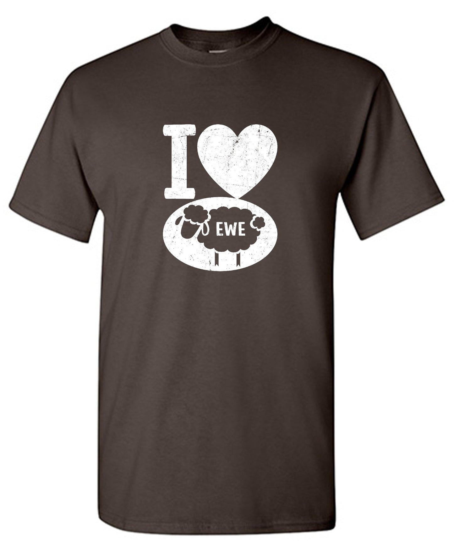 Funny T-Shirts design "I love Sheep, Valentines Shirt"