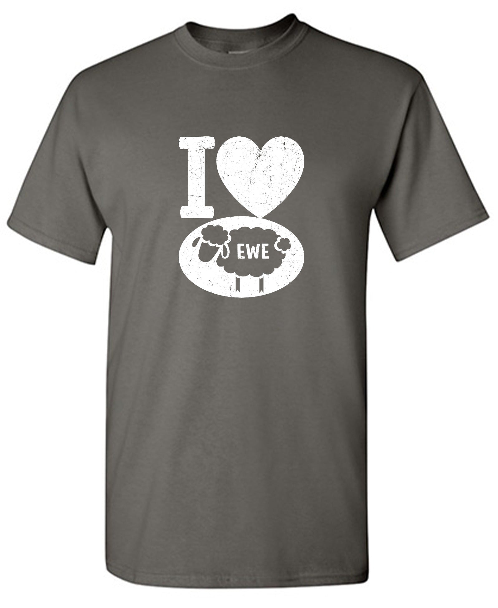 Funny T-Shirts design "I love Sheep, Valentines Shirt"