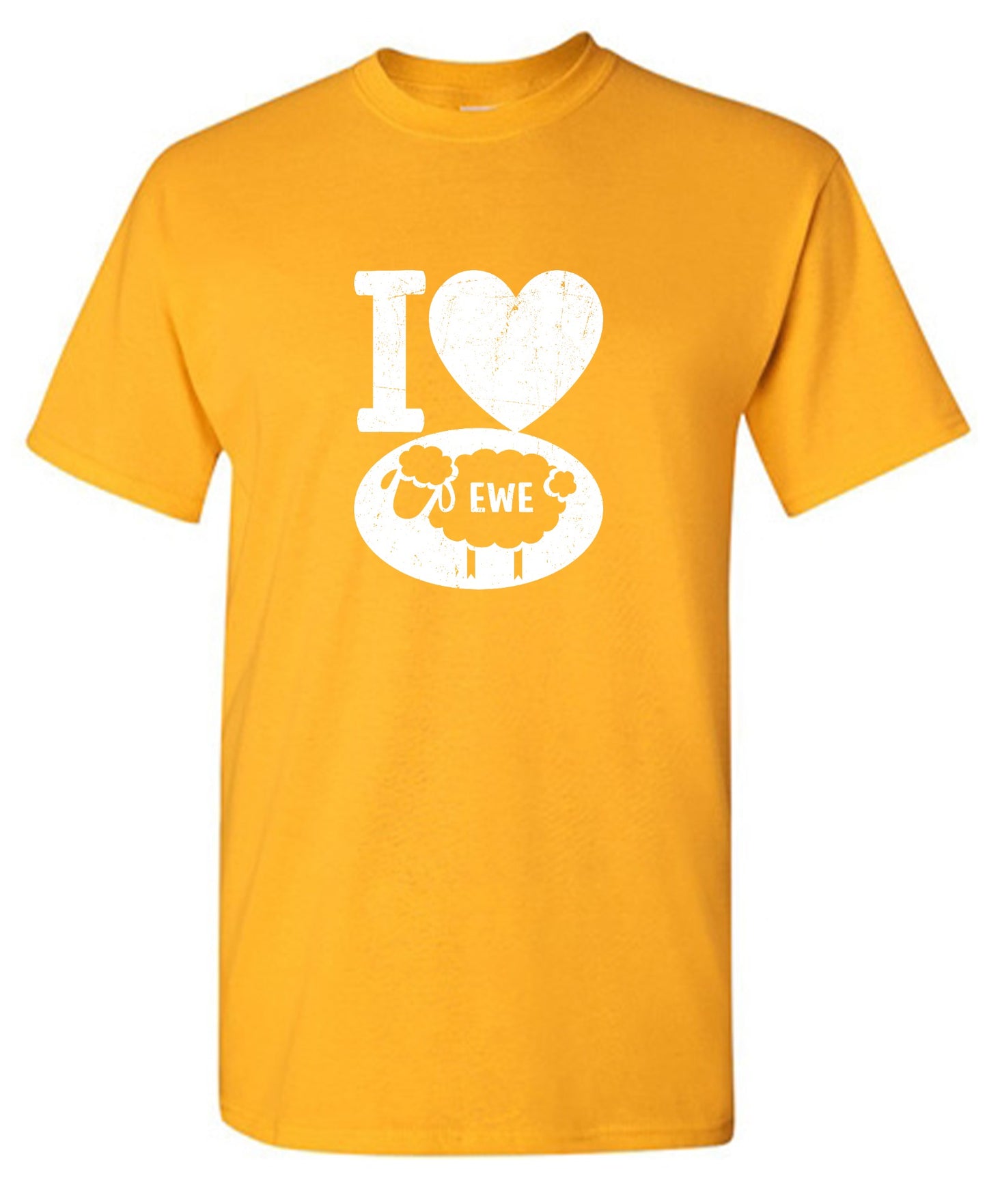 Funny T-Shirts design "I love Sheep, Valentines Shirt"