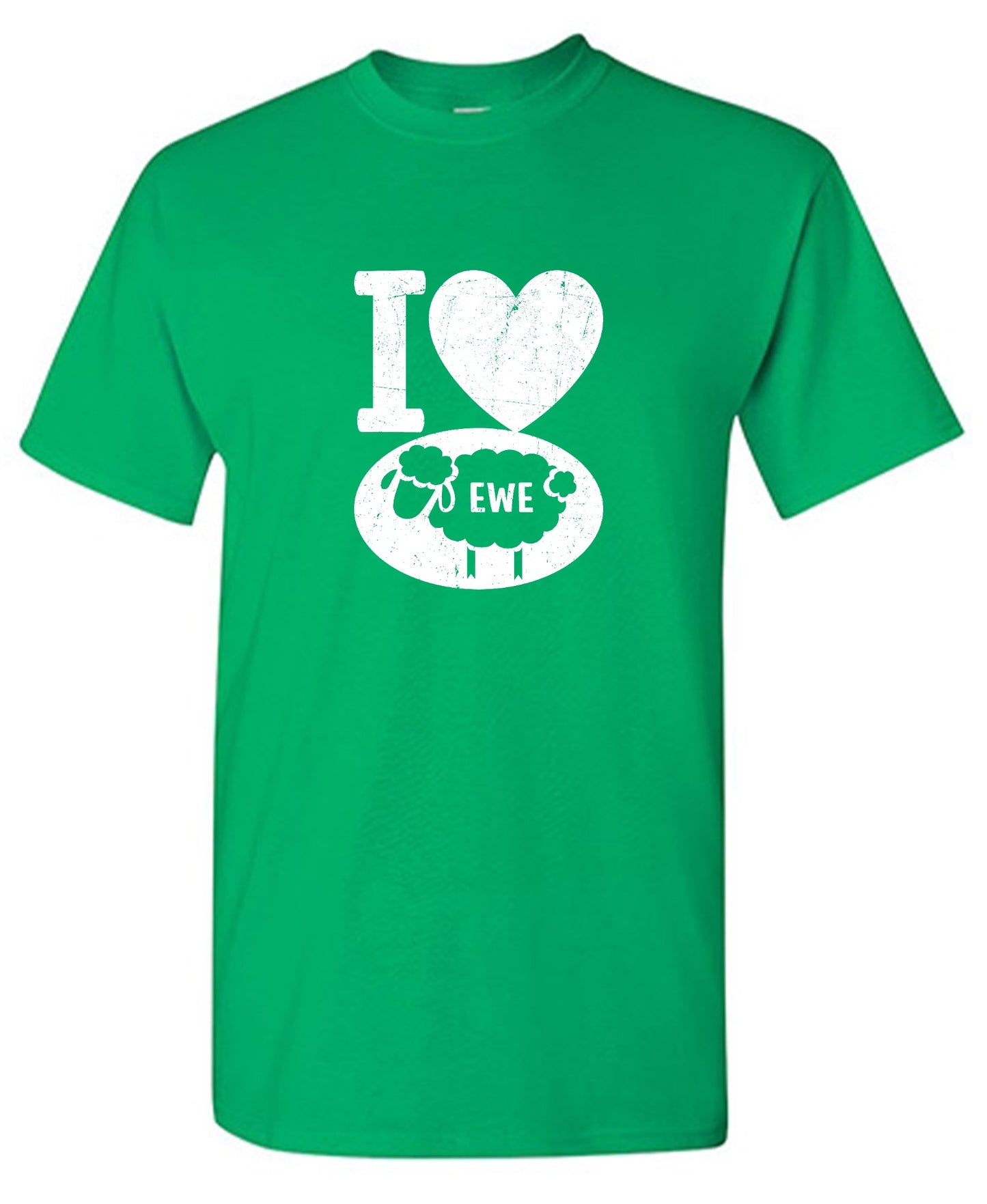 Funny T-Shirts design "I love Sheep, Valentines Shirt"