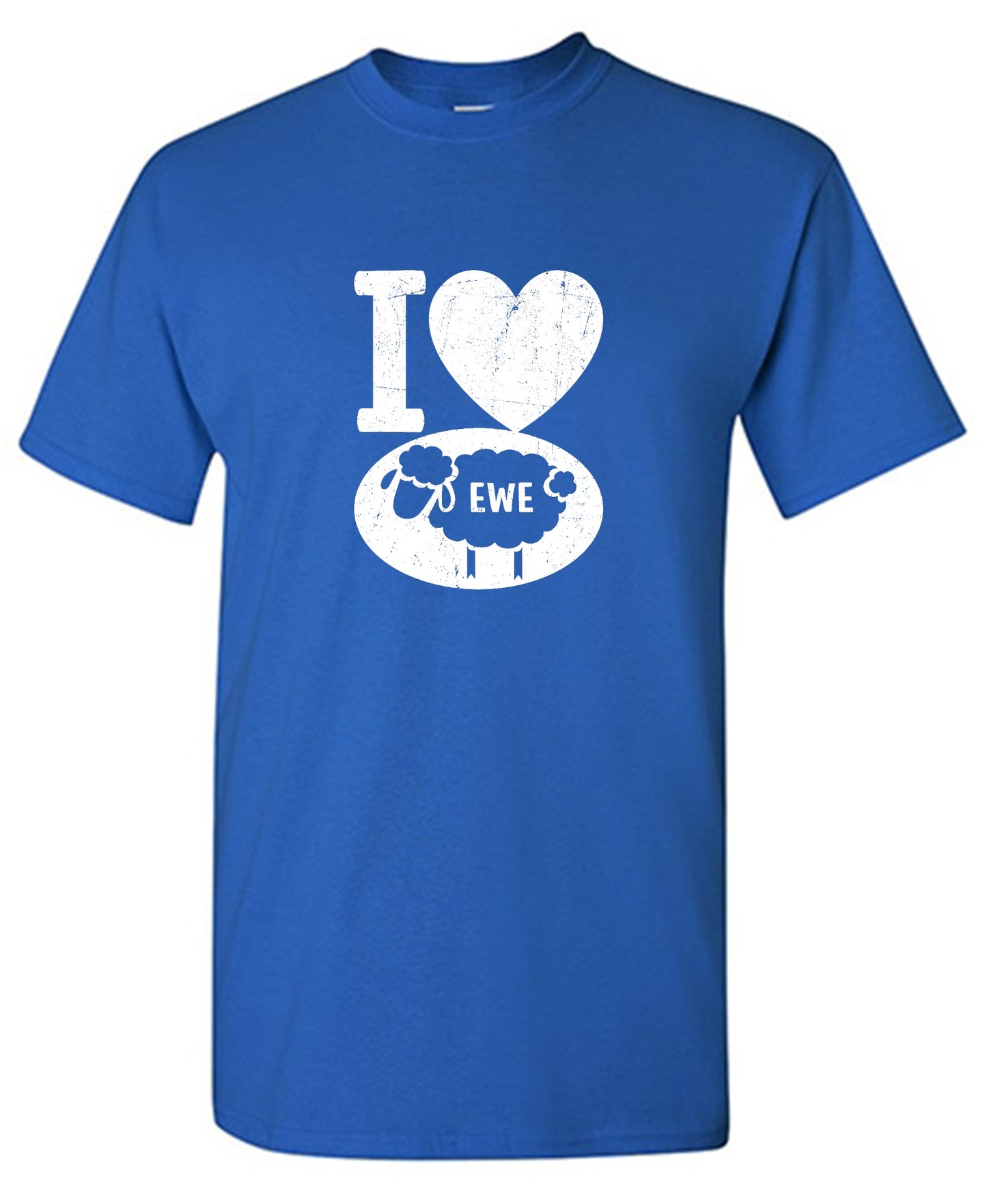 Funny T-Shirts design "I love Sheep, Valentines Shirt"