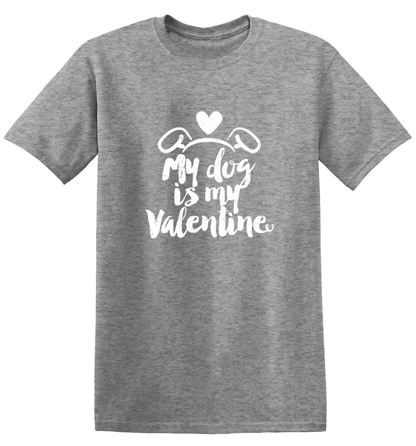 Funny T-Shirts design "My Dog is my Valentine Valentine Day T Shirt"