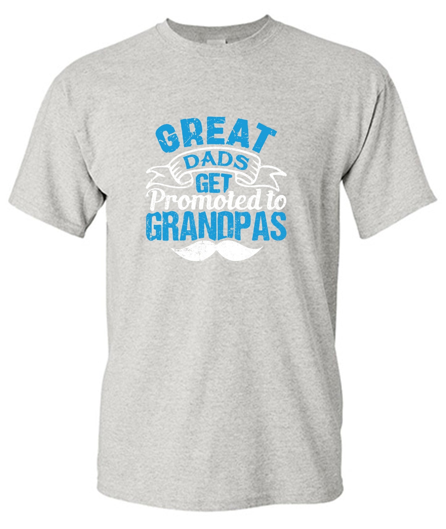 Funny T-Shirts design "Great Dads get Promoted to Grandpas Father T-Shirt"