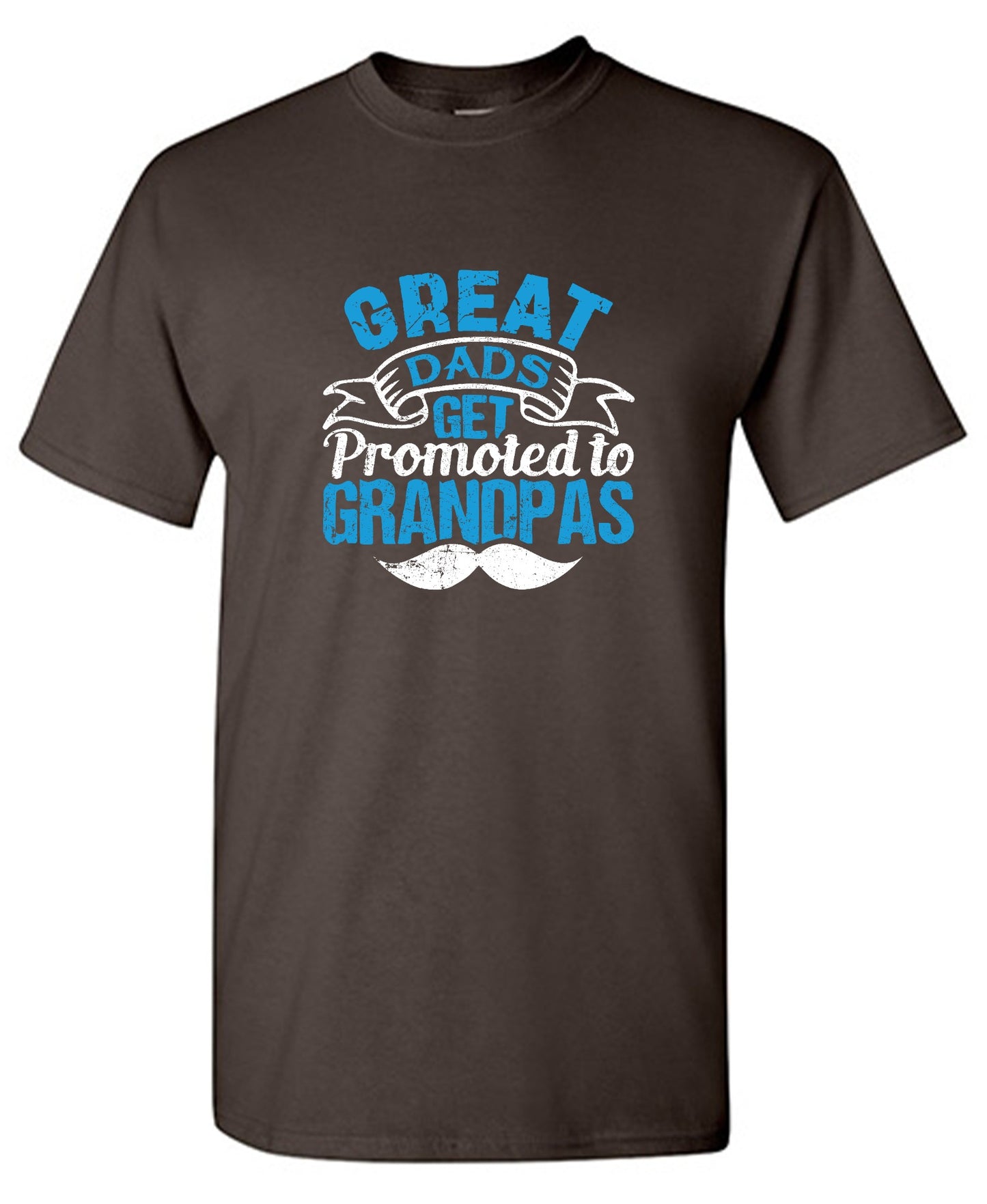 Funny T-Shirts design "Great Dads get Promoted to Grandpas Father T-Shirt"