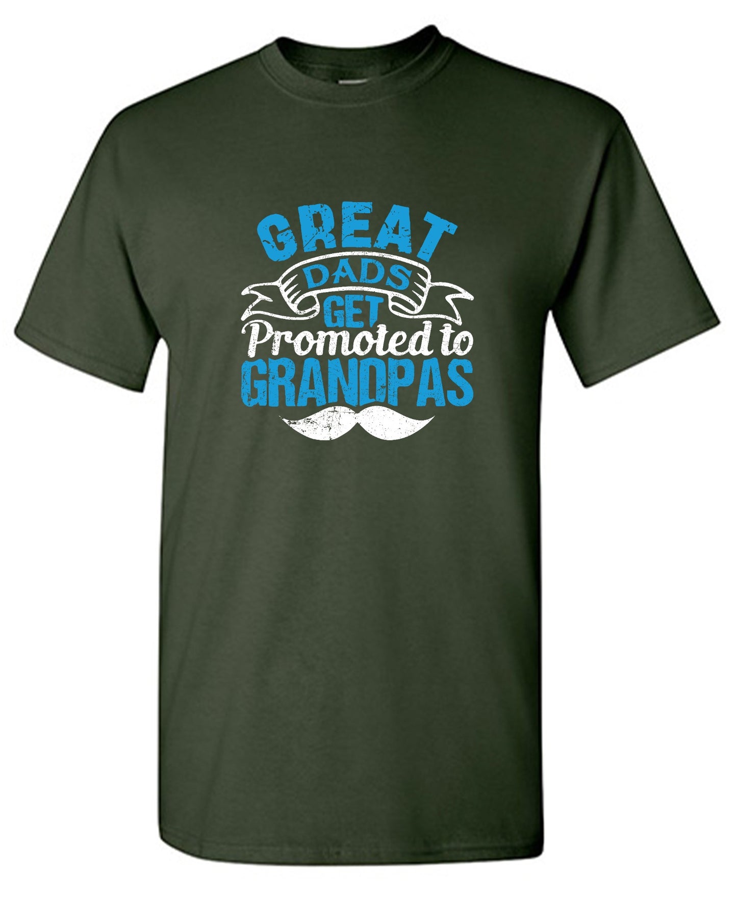 Funny T-Shirts design "Great Dads get Promoted to Grandpas Father T-Shirt"