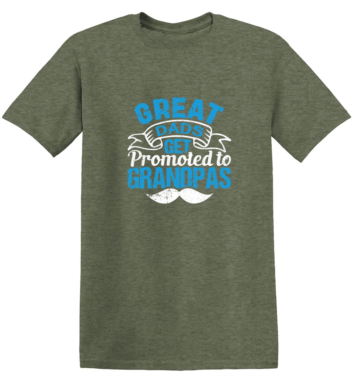 Funny T-Shirts design "Great Dads get Promoted to Grandpas Father T-Shirt"