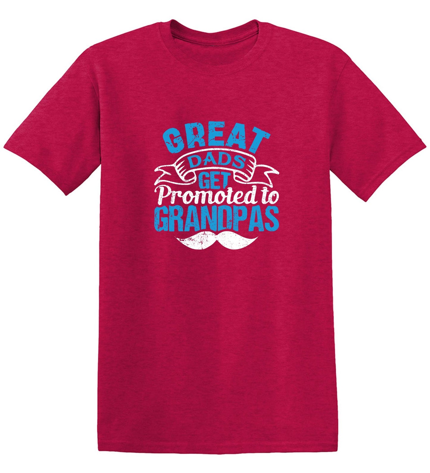 Funny T-Shirts design "Great Dads get Promoted to Grandpas Father T-Shirt"