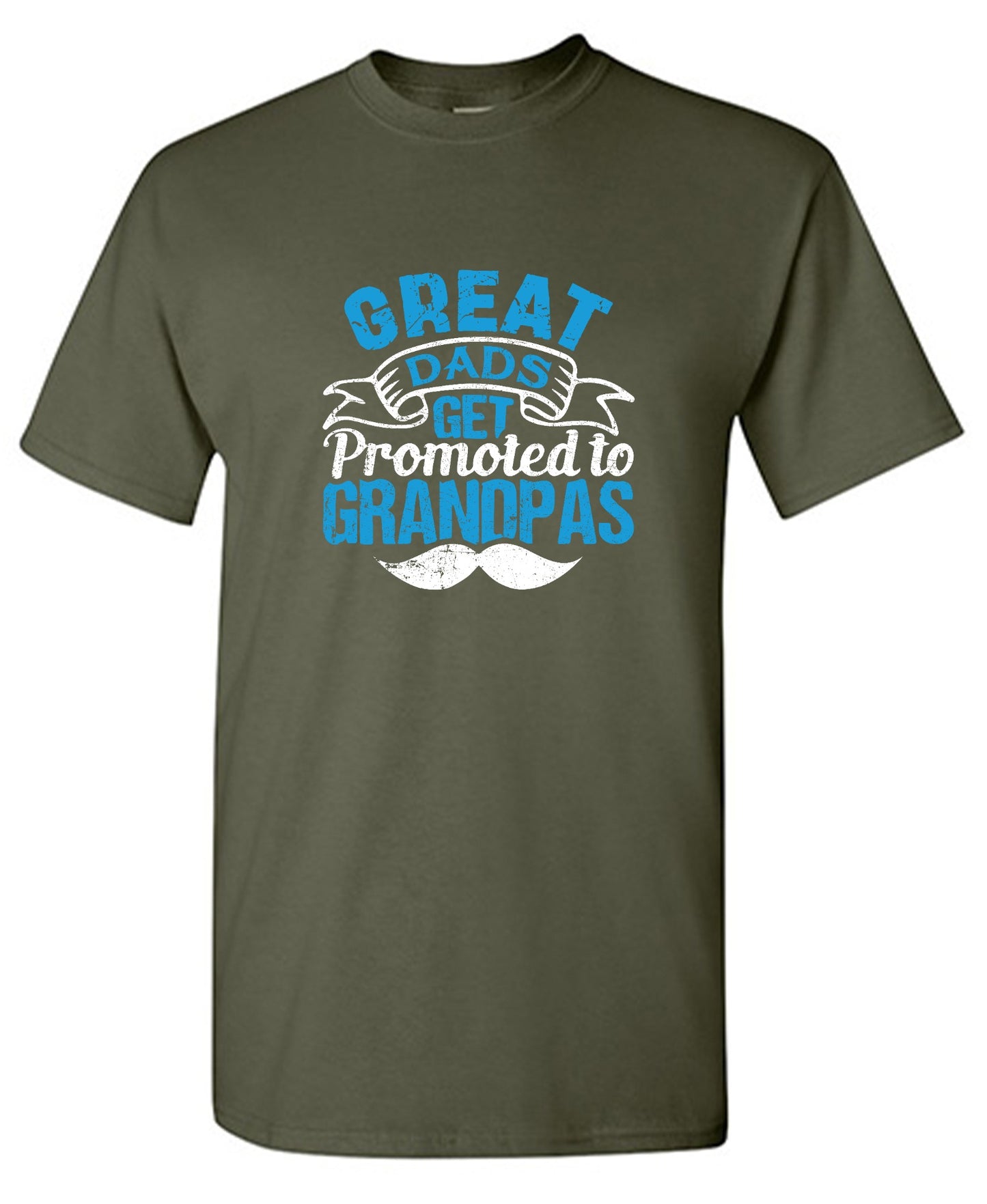 Funny T-Shirts design "Great Dads get Promoted to Grandpas Father T-Shirt"