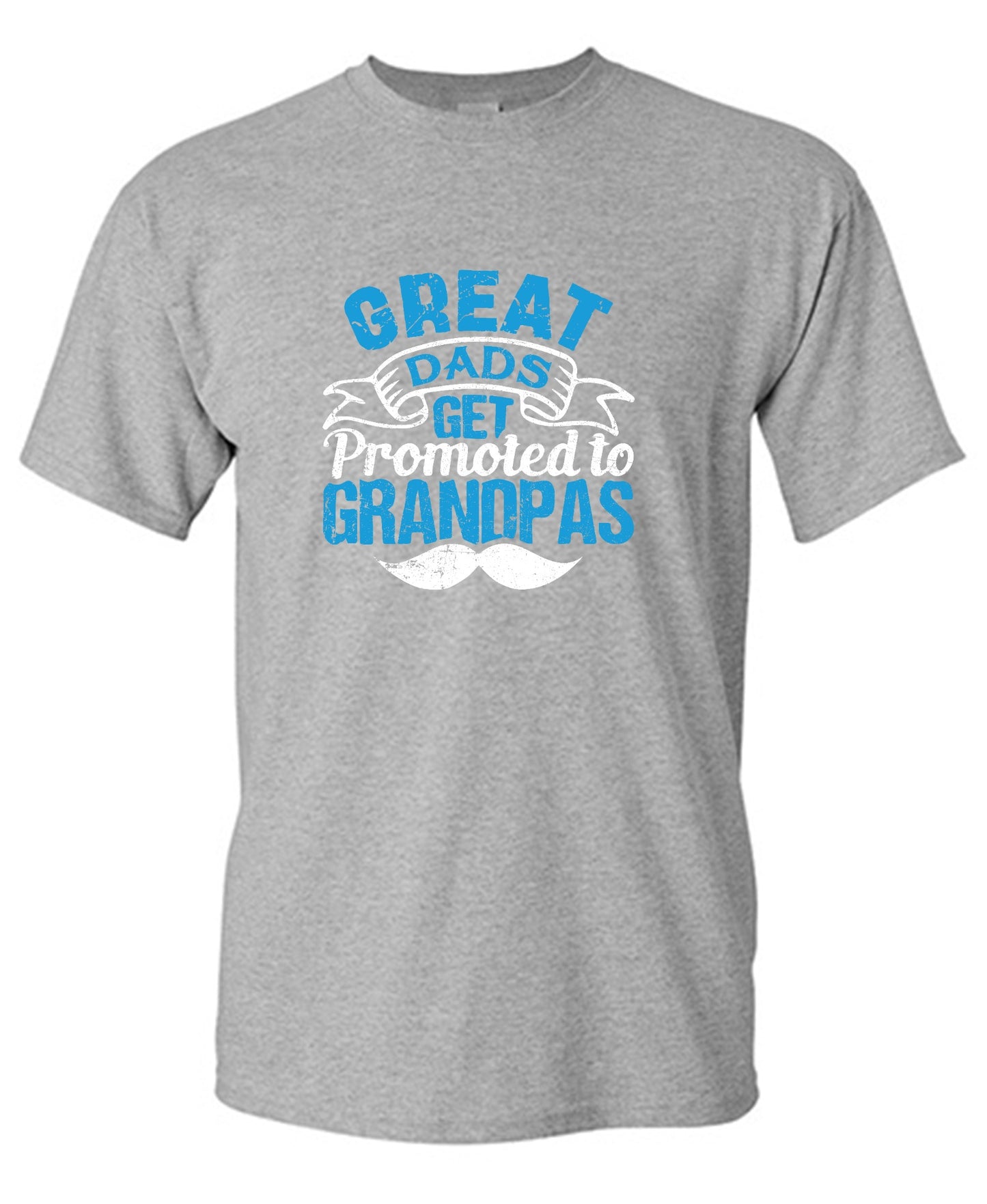 Funny T-Shirts design "Great Dads get Promoted to Grandpas Father T-Shirt"