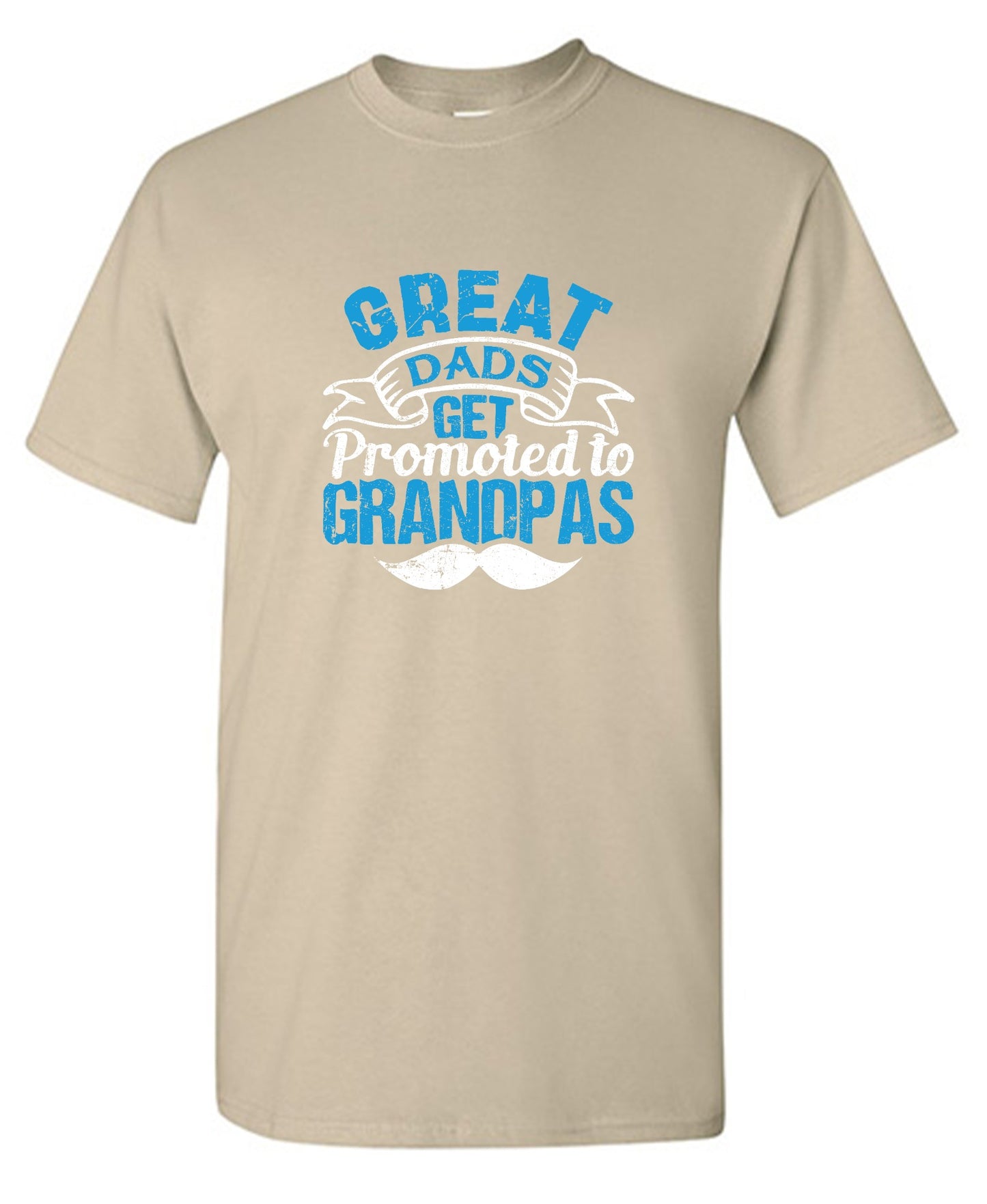 Funny T-Shirts design "Great Dads get Promoted to Grandpas Father T-Shirt"