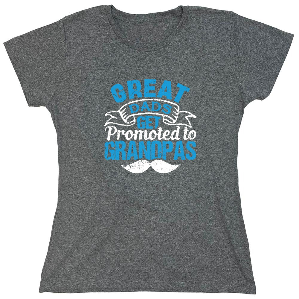 Funny T-Shirts design "Great Dads get Promoted to Grandpas Father T-Shirt"