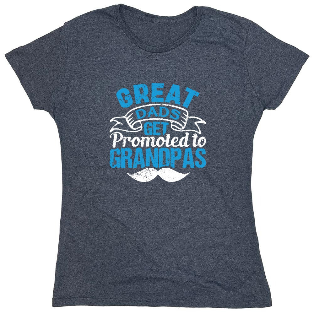 Funny T-Shirts design "Great Dads get Promoted to Grandpas Father T-Shirt"